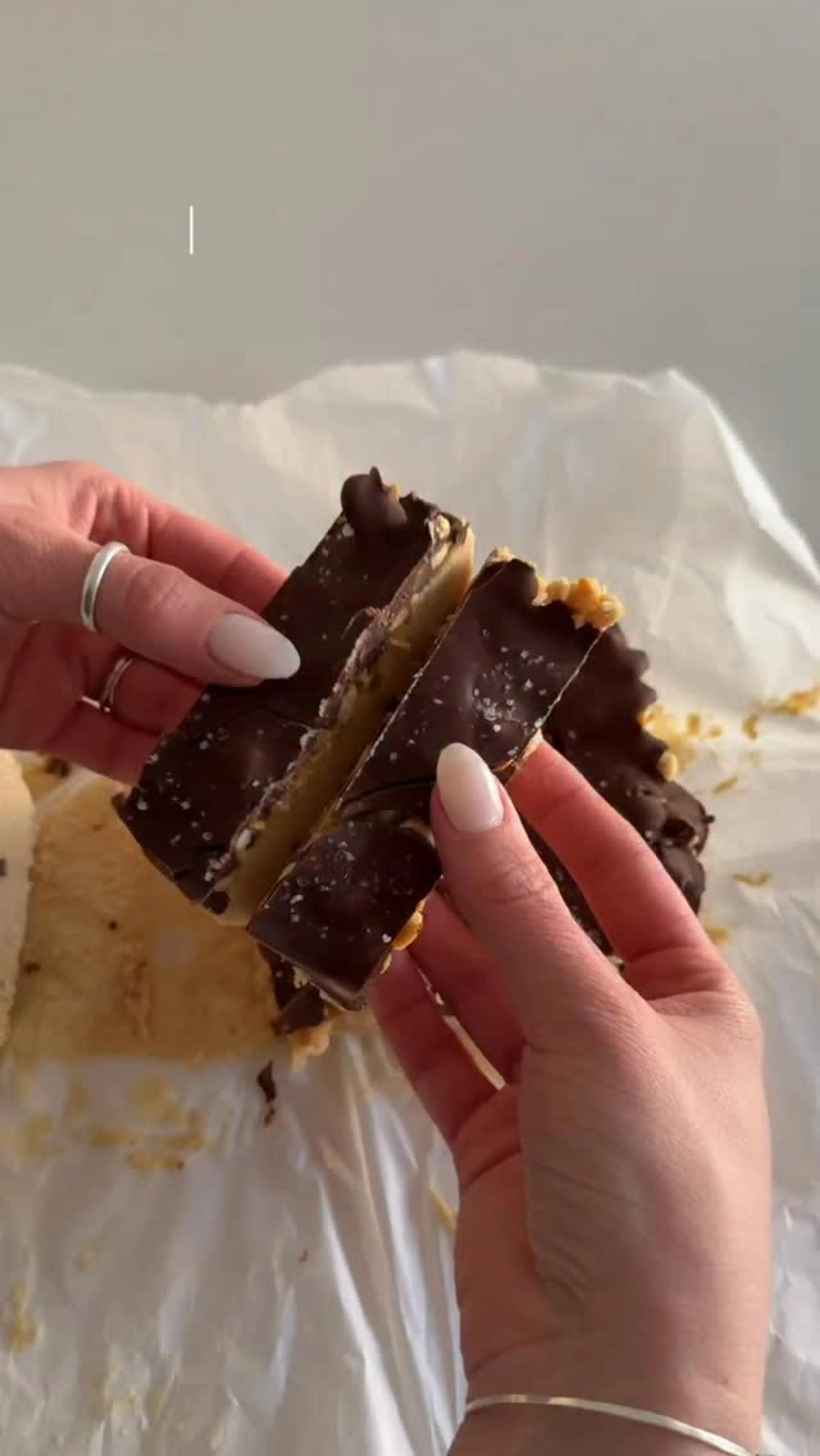 Cottage Cheese Snickers Bars