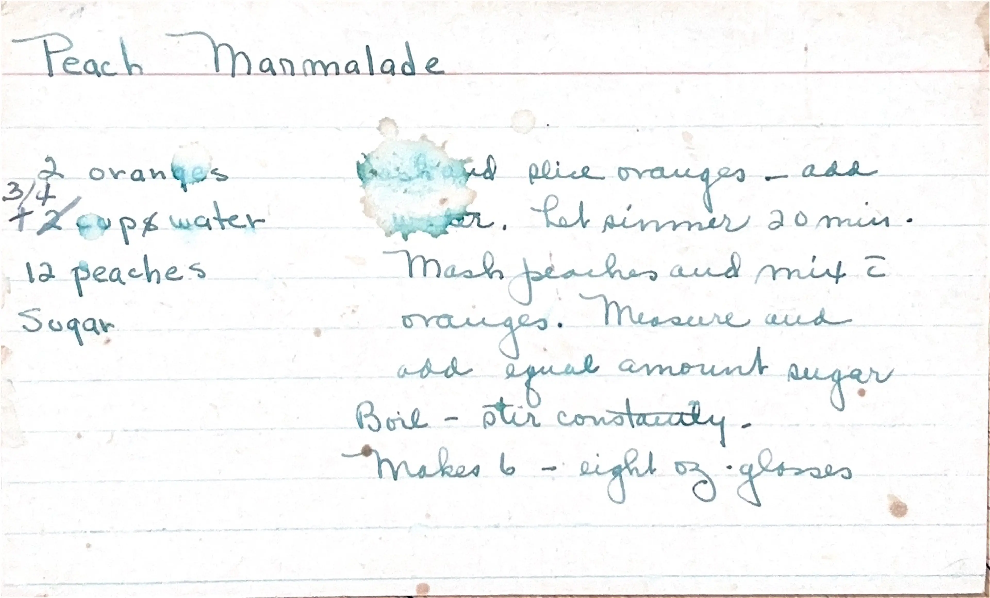 Peach Marmalade