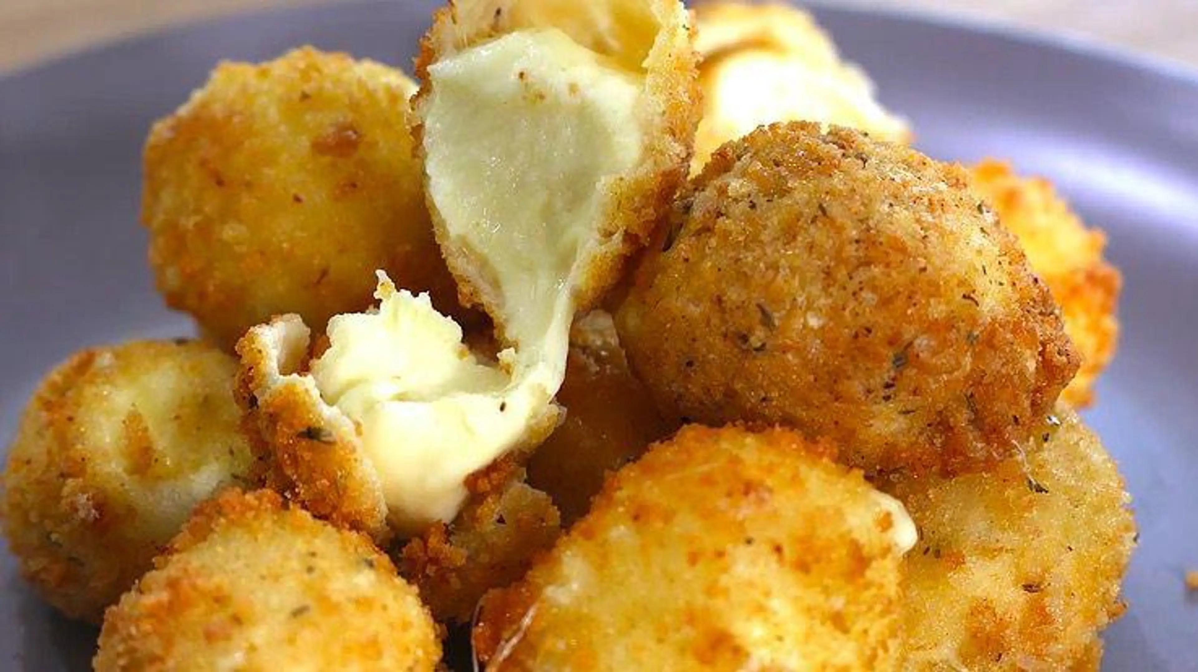 Spicy Cheese Bombs with Chili Mayo