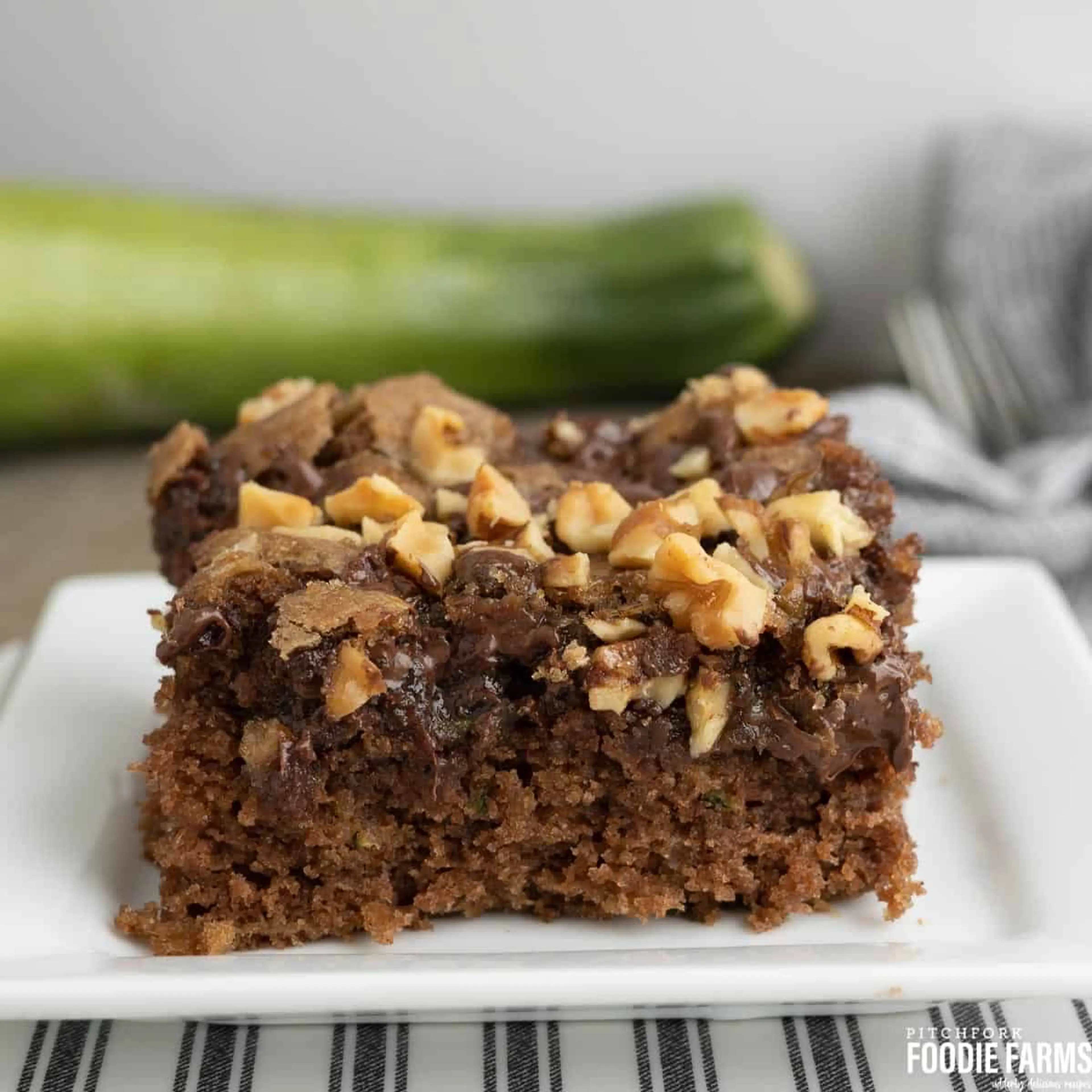Zucchini Cake with Chocolate Chips
