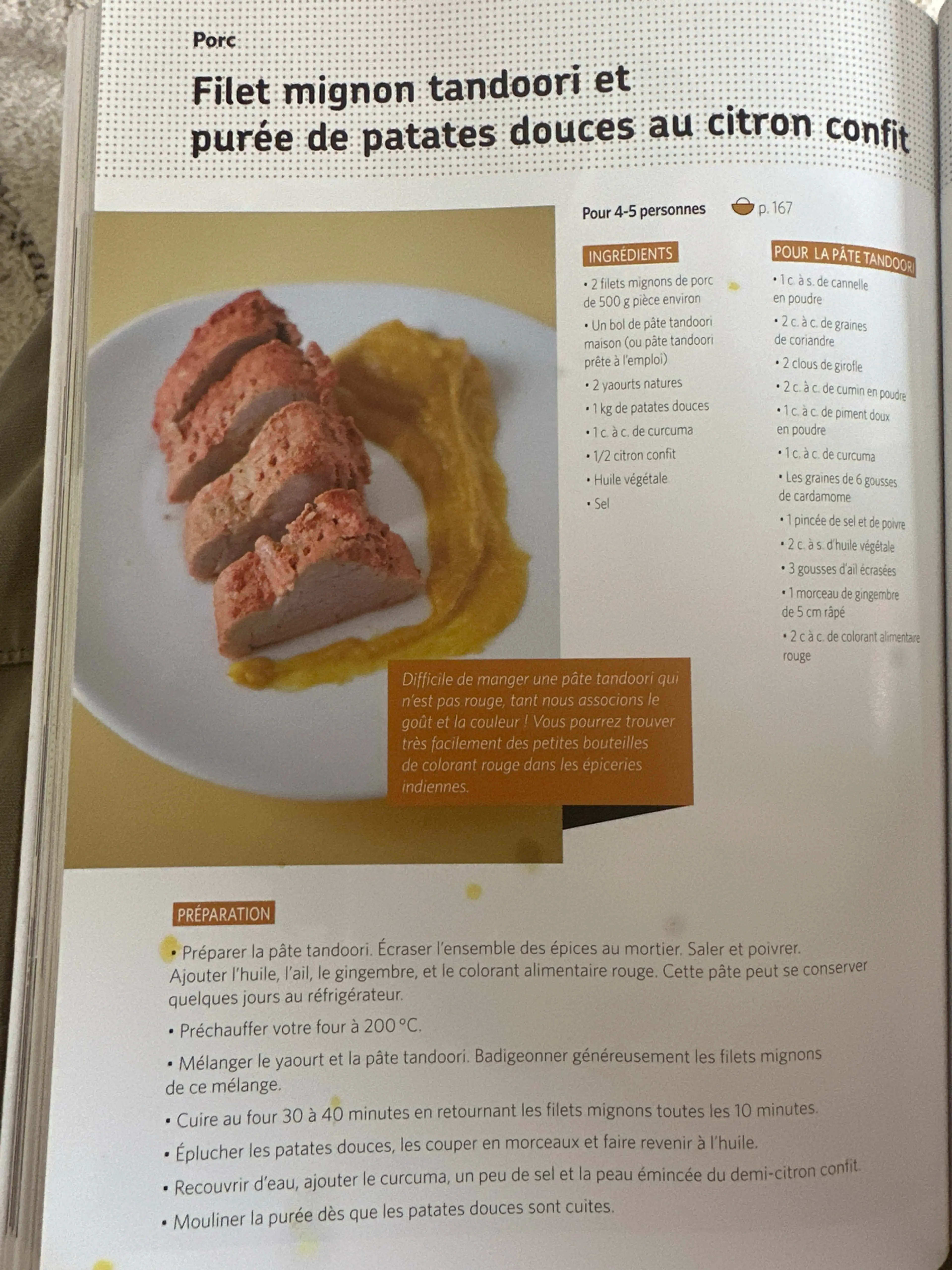 Filet mignon tandoori