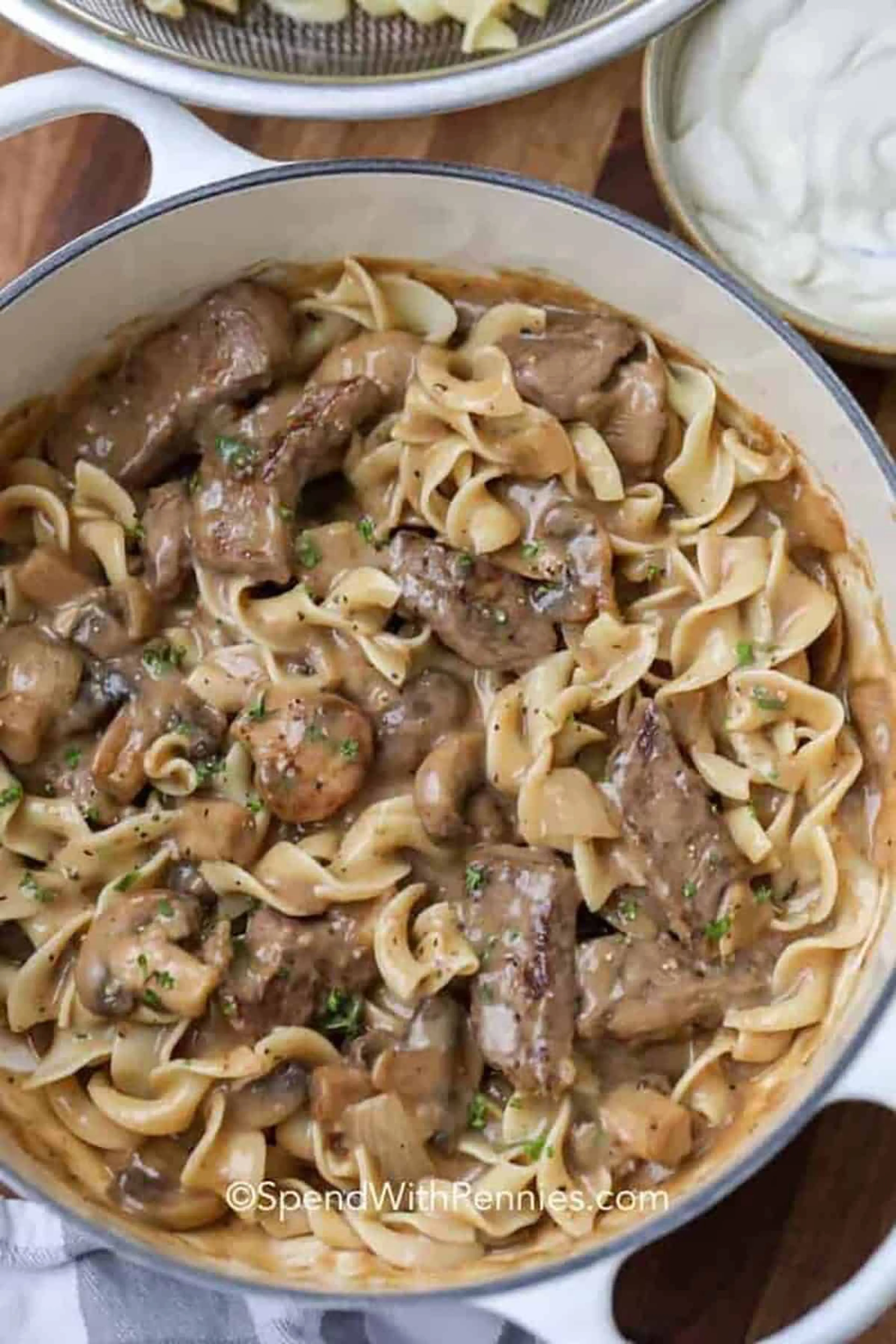 Easy Beef Stroganoff