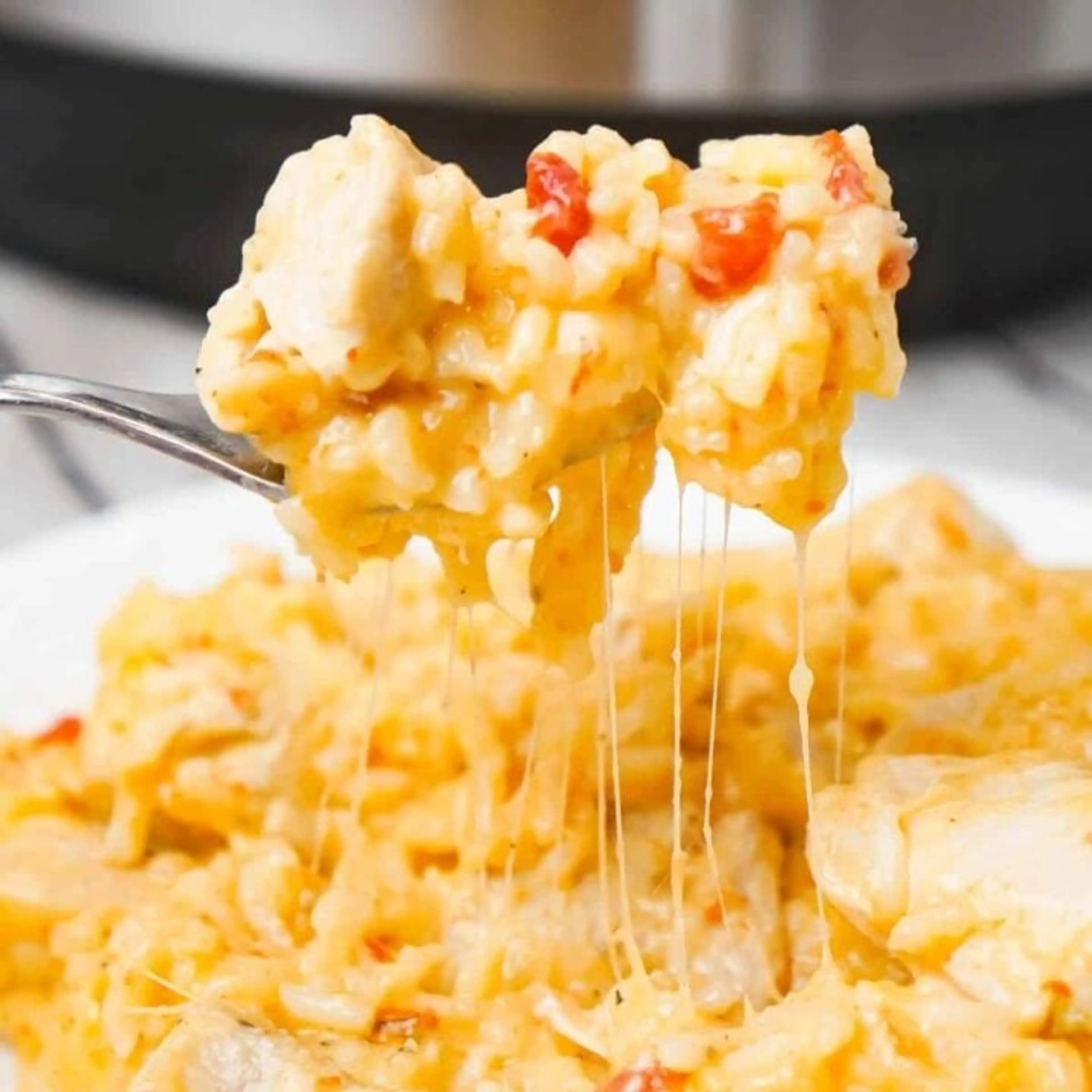 Instant Pot Cheesy Chicken and Rice