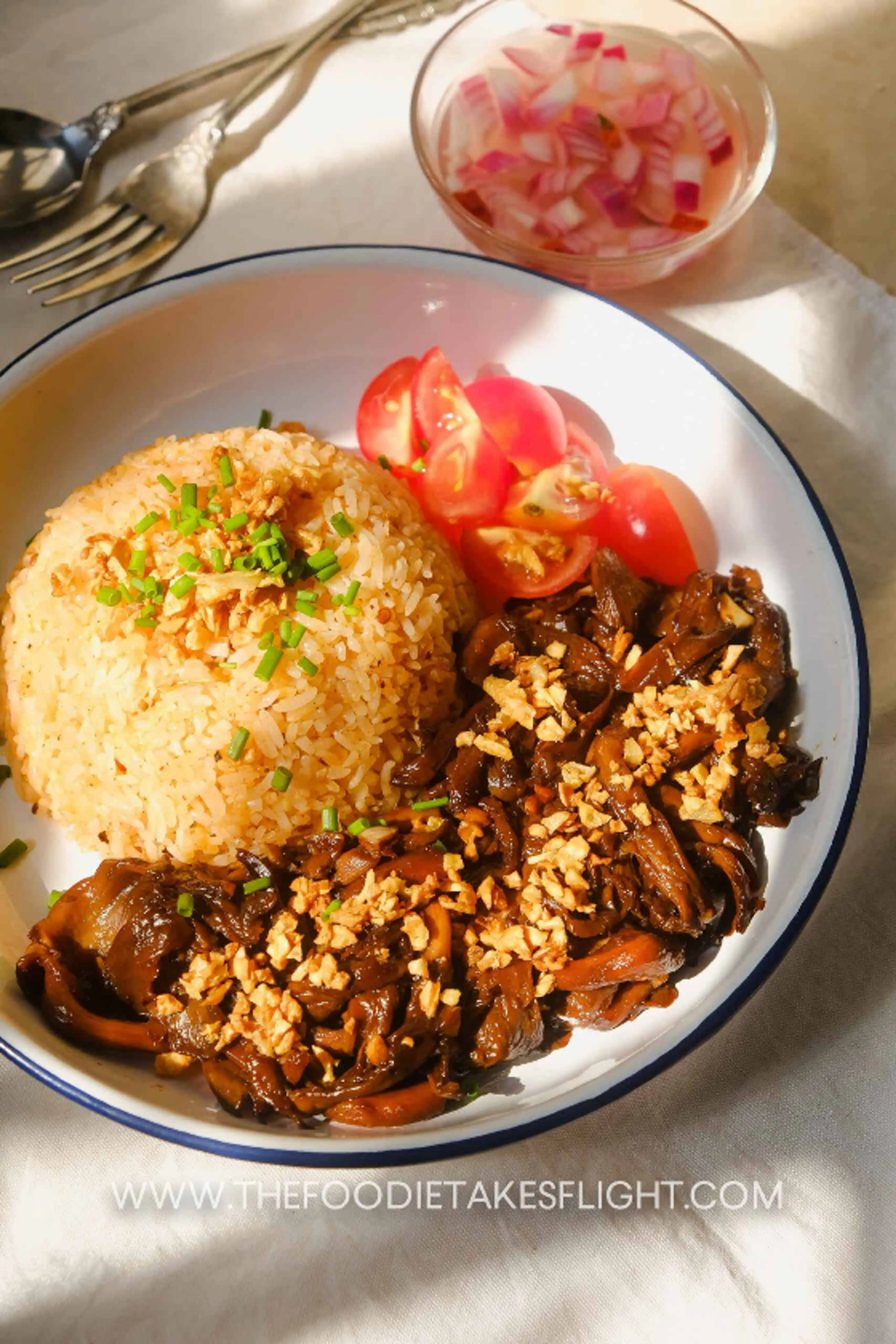 Garlicky Mushroom Tapa