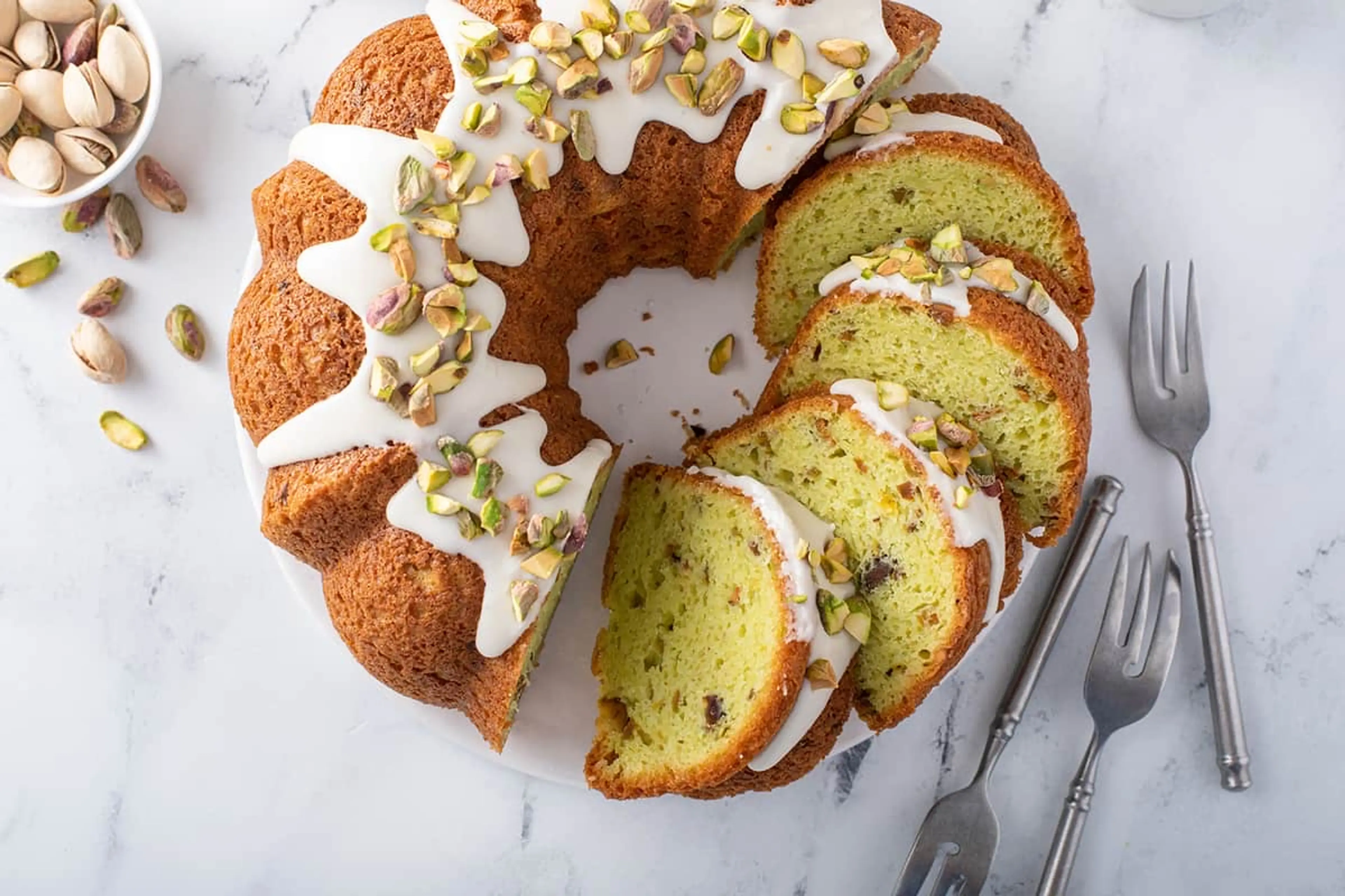 Pistachio Pudding Cake
