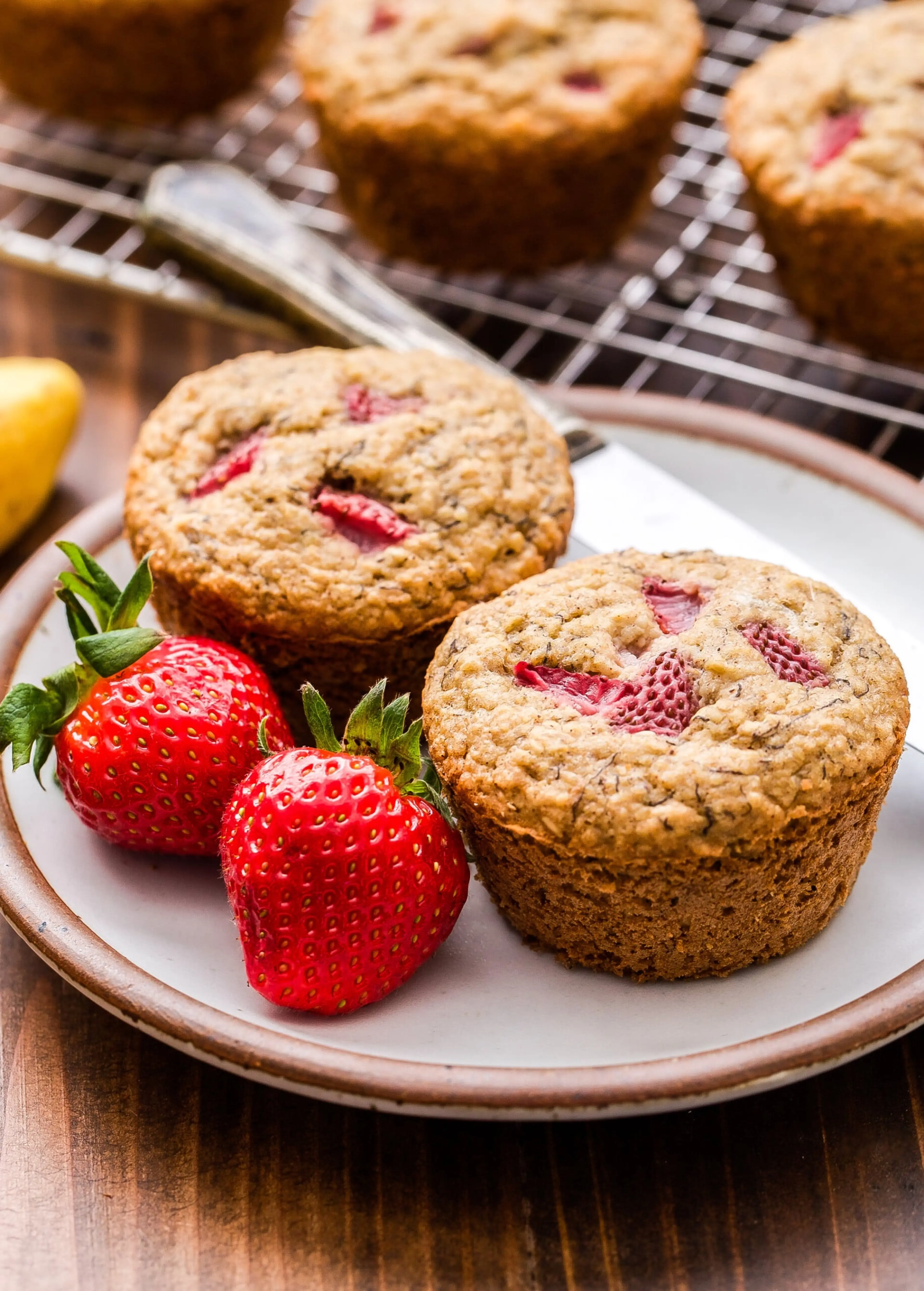 Strawberry Banana Muffins (Gluten Free)