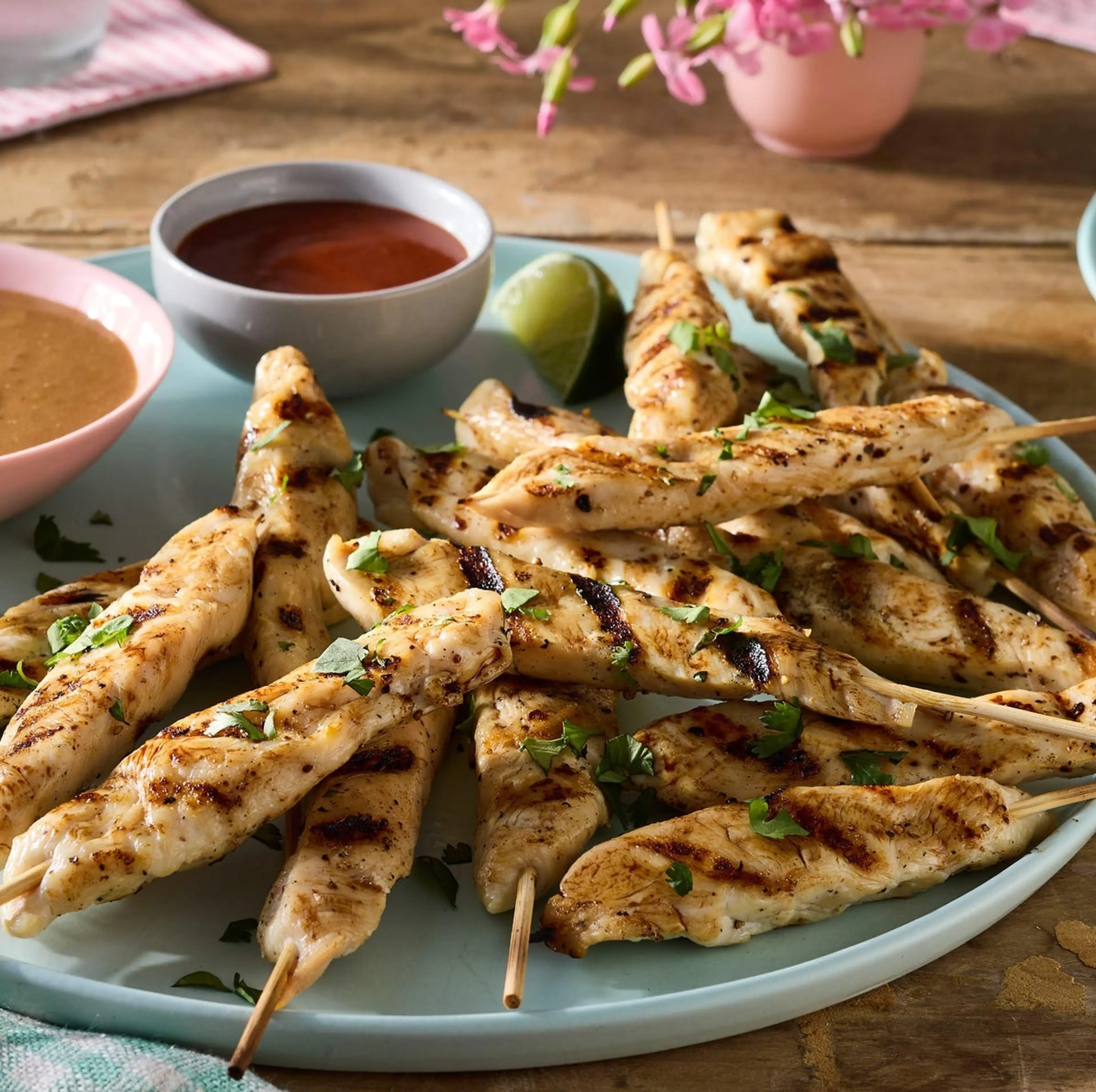 Grilled Chicken Skewers