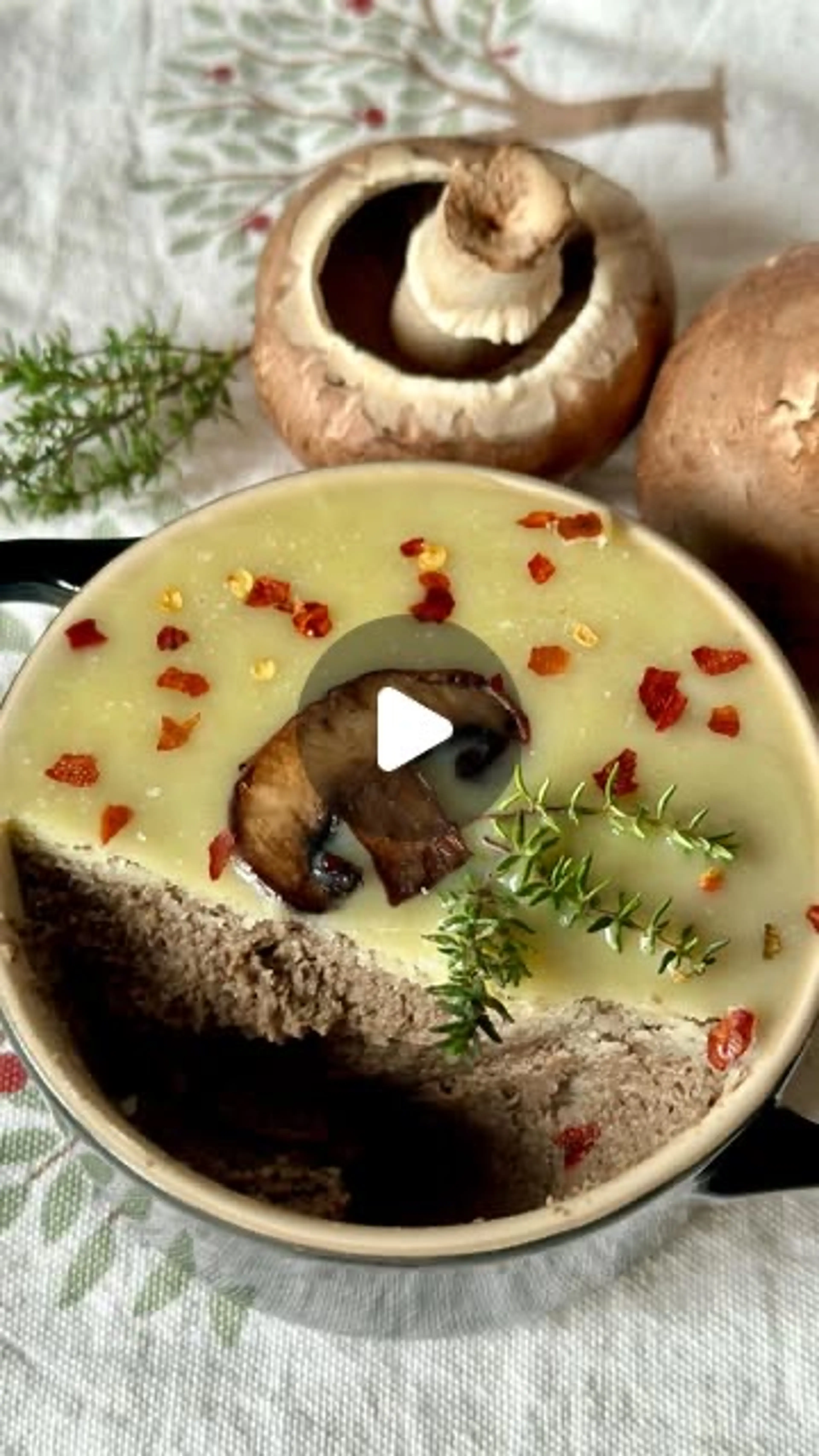 This Lovely Paté Combines Rich Chestnut Mushrooms and Cream