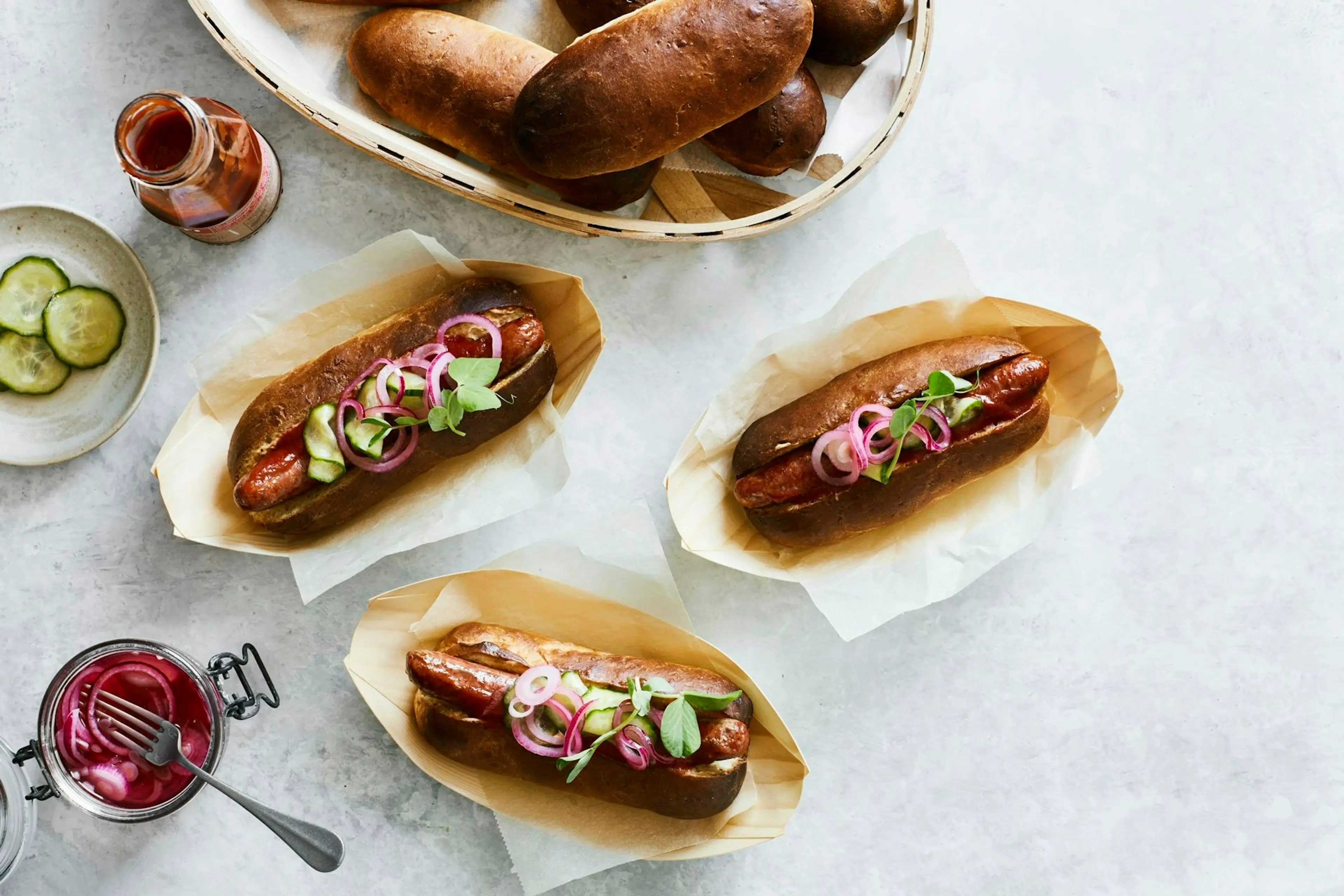 Briochepølsebrød