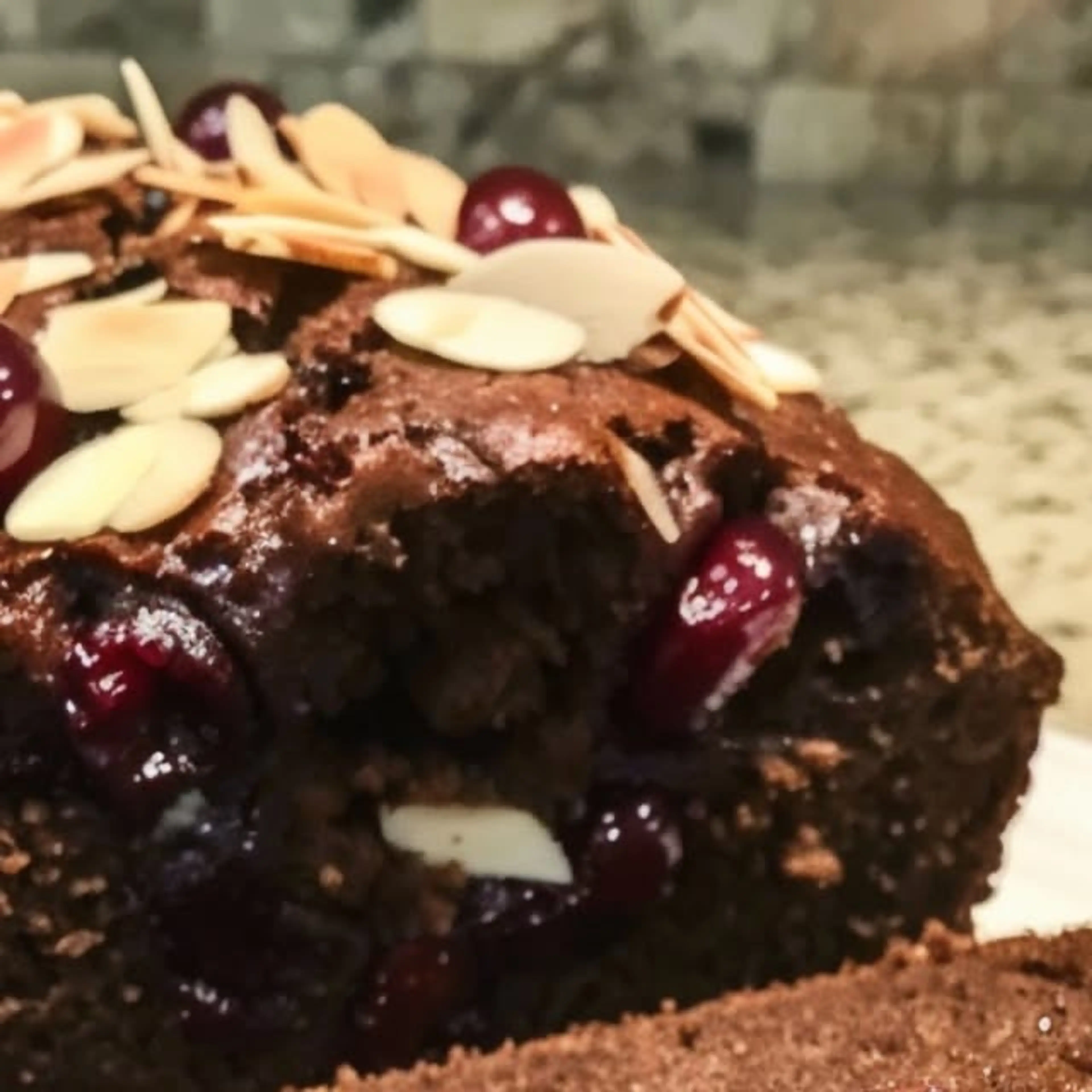 Cherry Almond Molasses Loaf