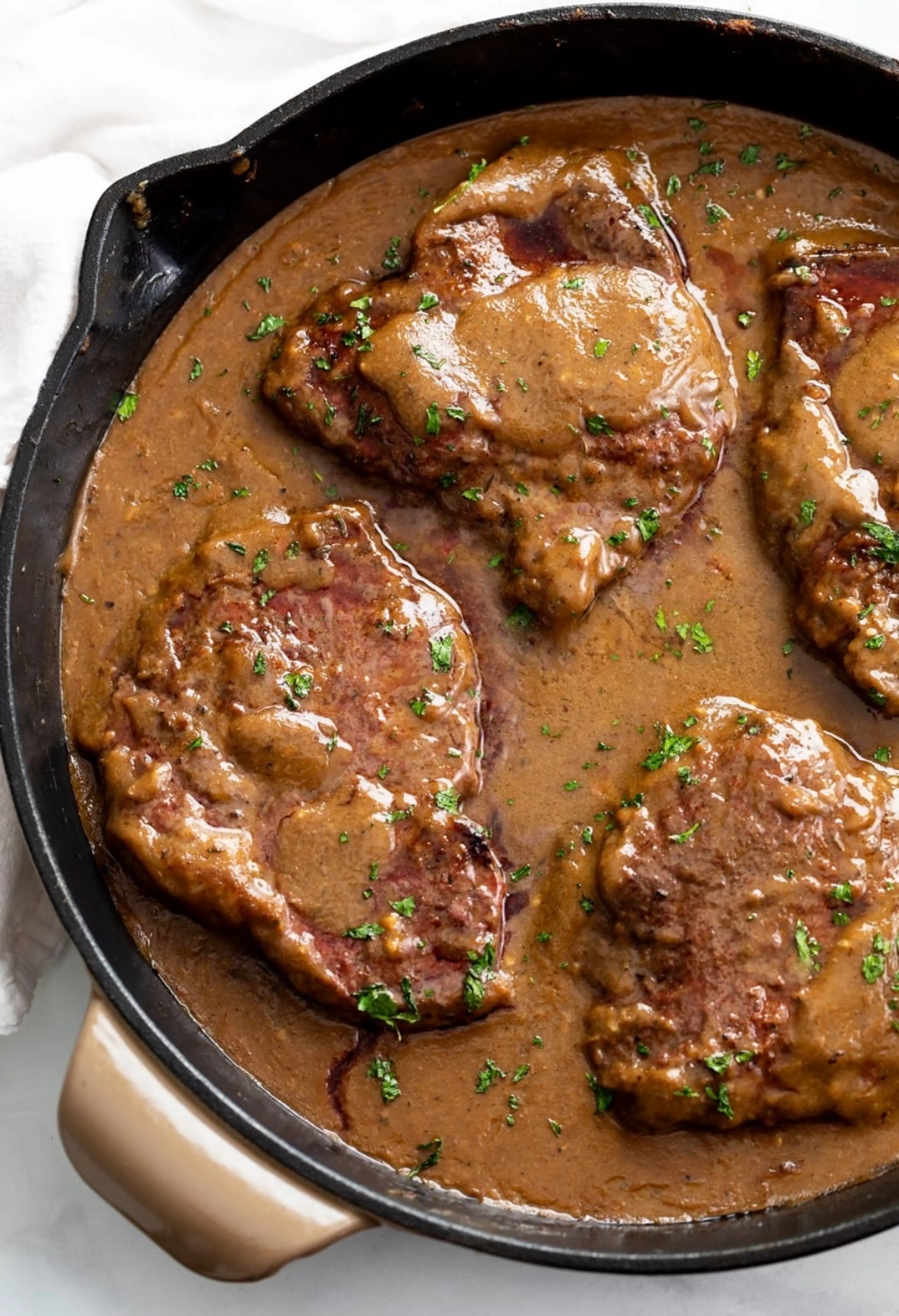 Slow-Simmered Eye of Round Steak & Gravy