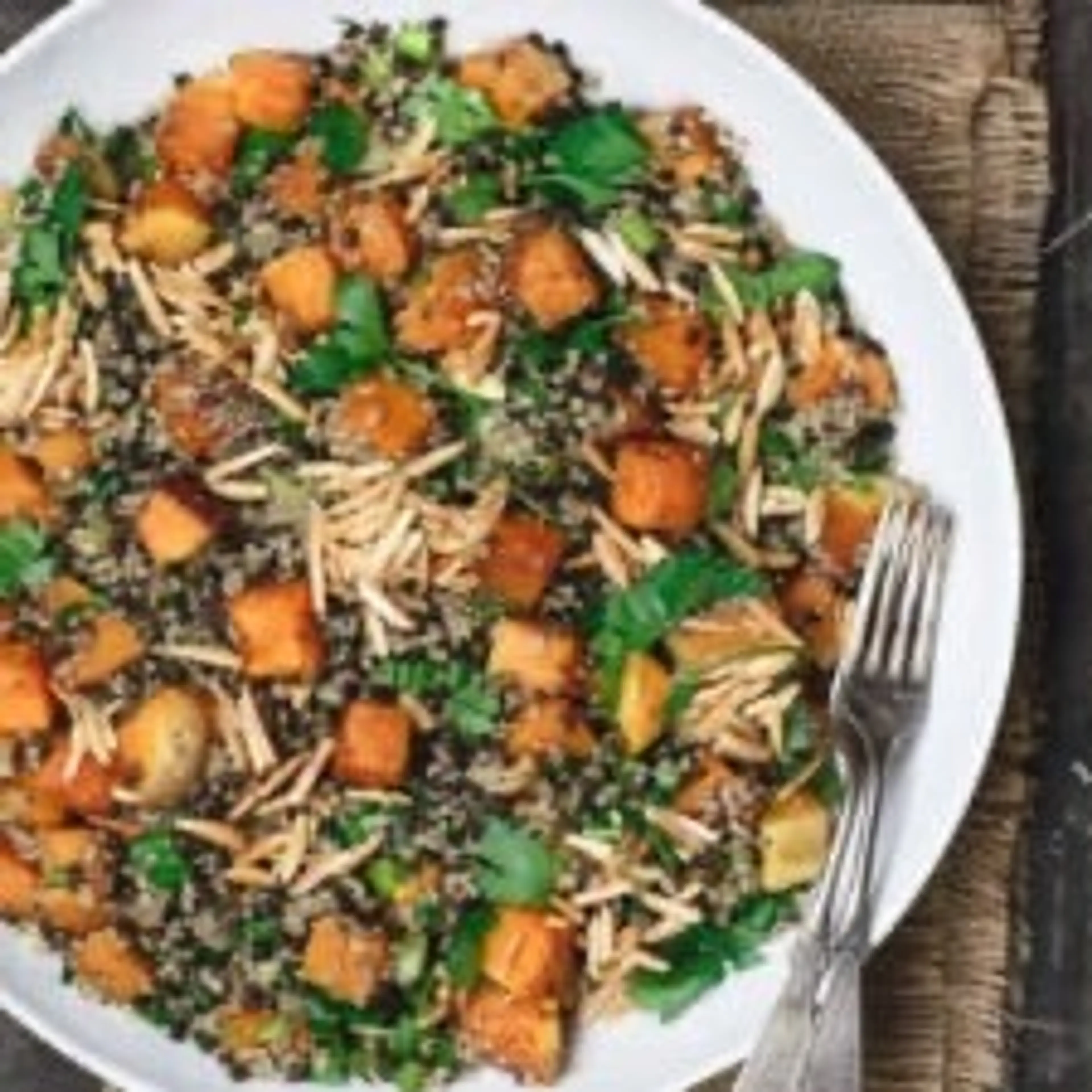 Easy Butternut Squash Recipe with Lentil and Quinoa