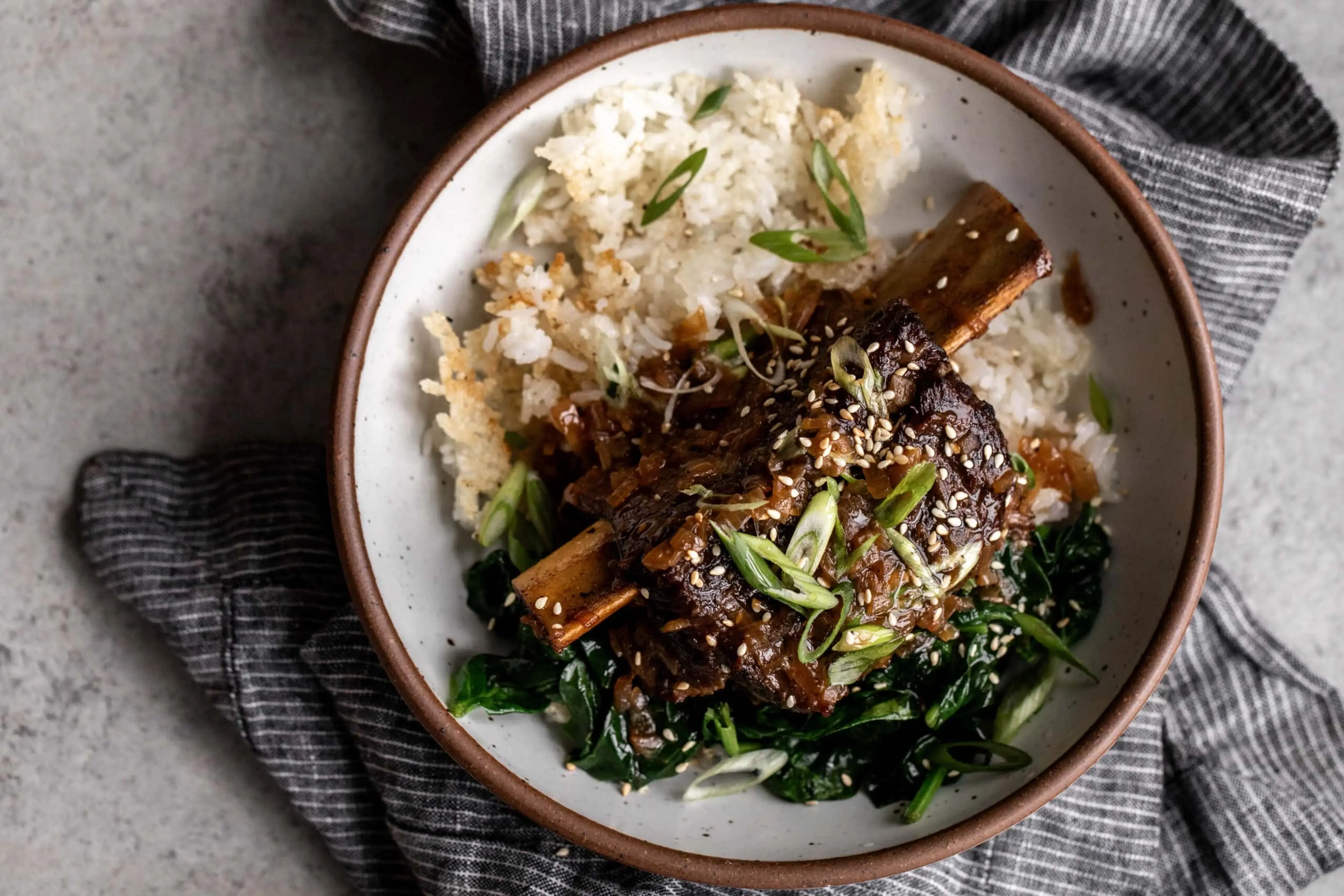 GInger Miso Braised Short Ribs