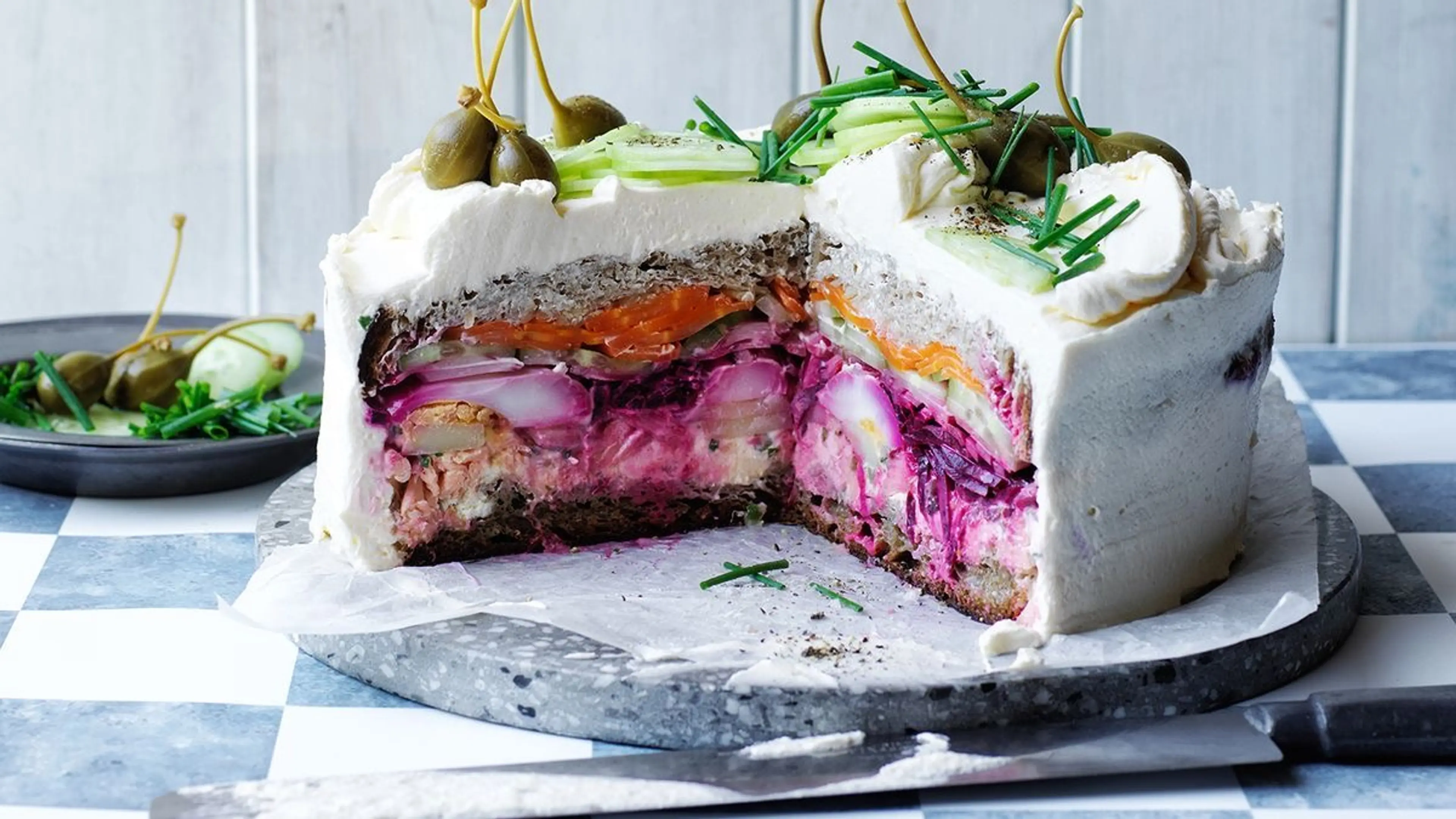 Swedish sandwich cake (smorgastarta) recipe