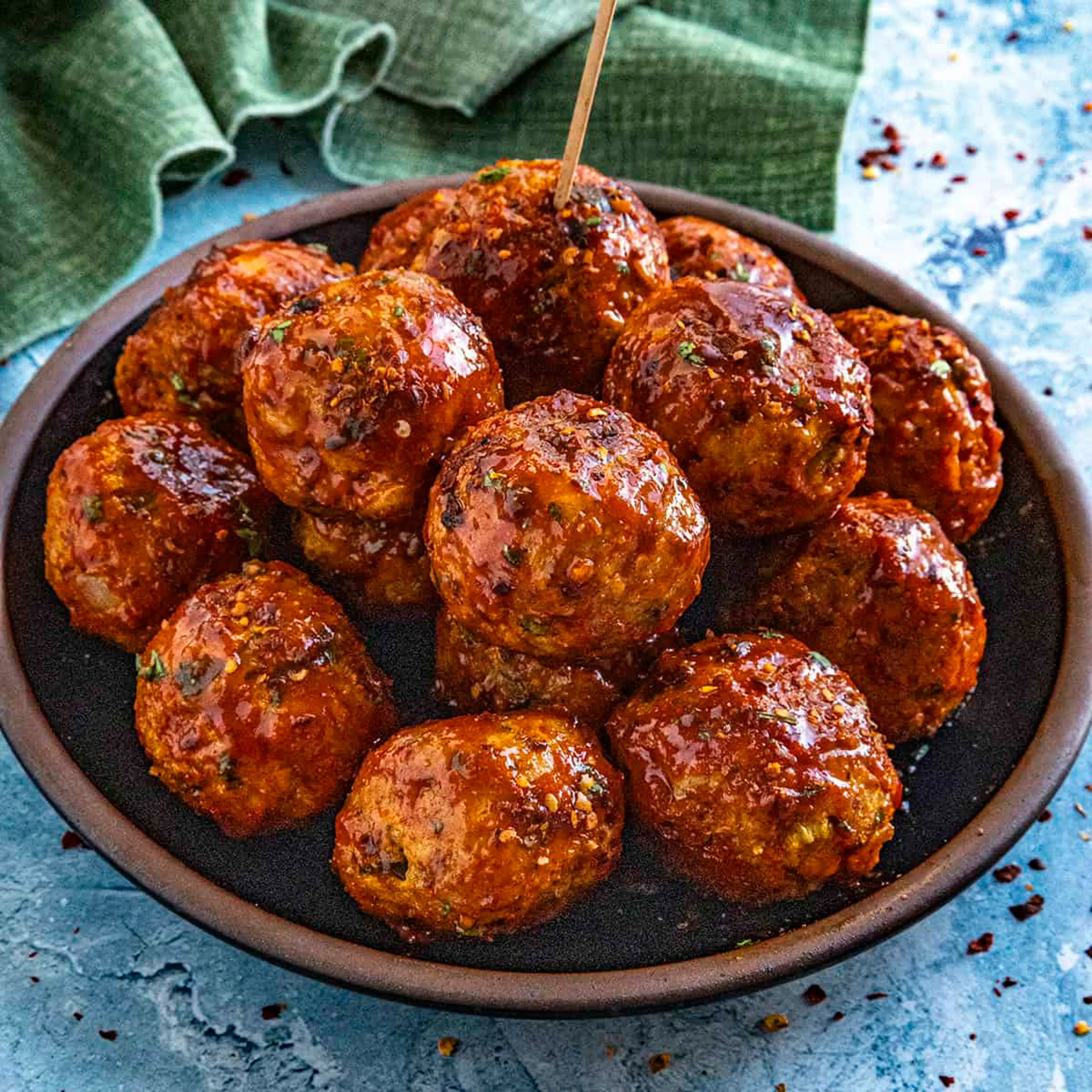Honey-Sriracha Meatballs Recipe