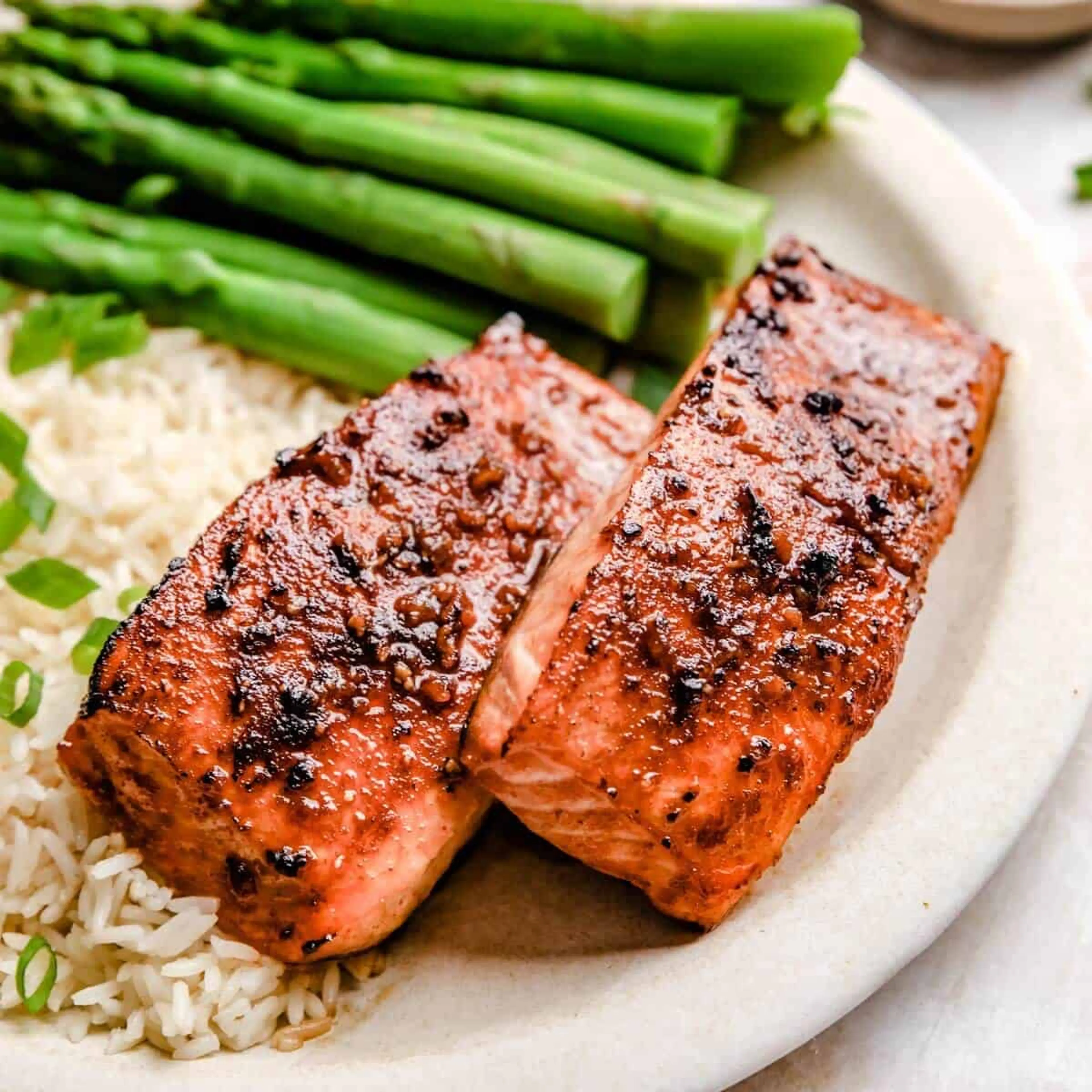 Air Fryer Honey Garlic Salmon