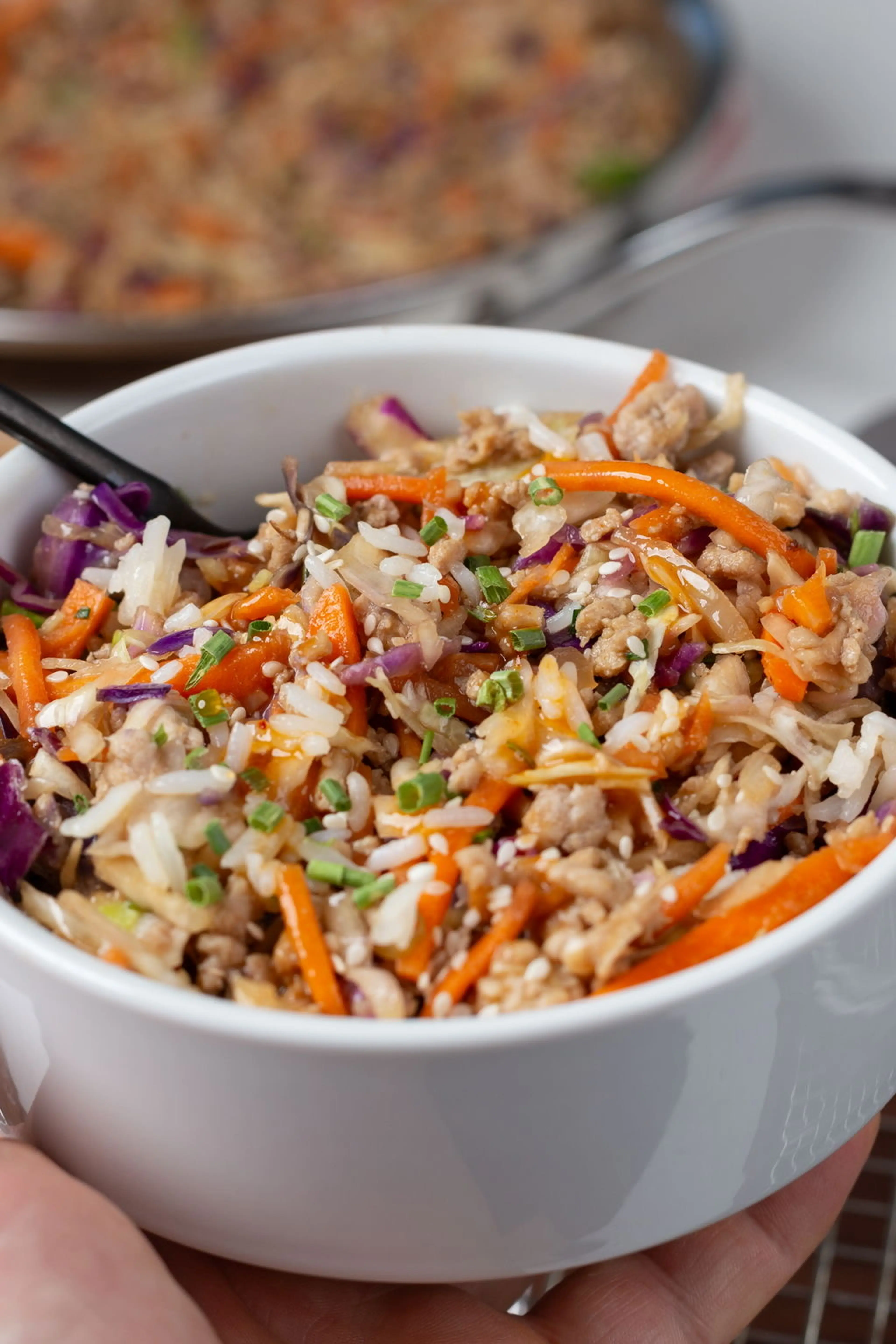 Healthy Egg Roll in a Bowl
