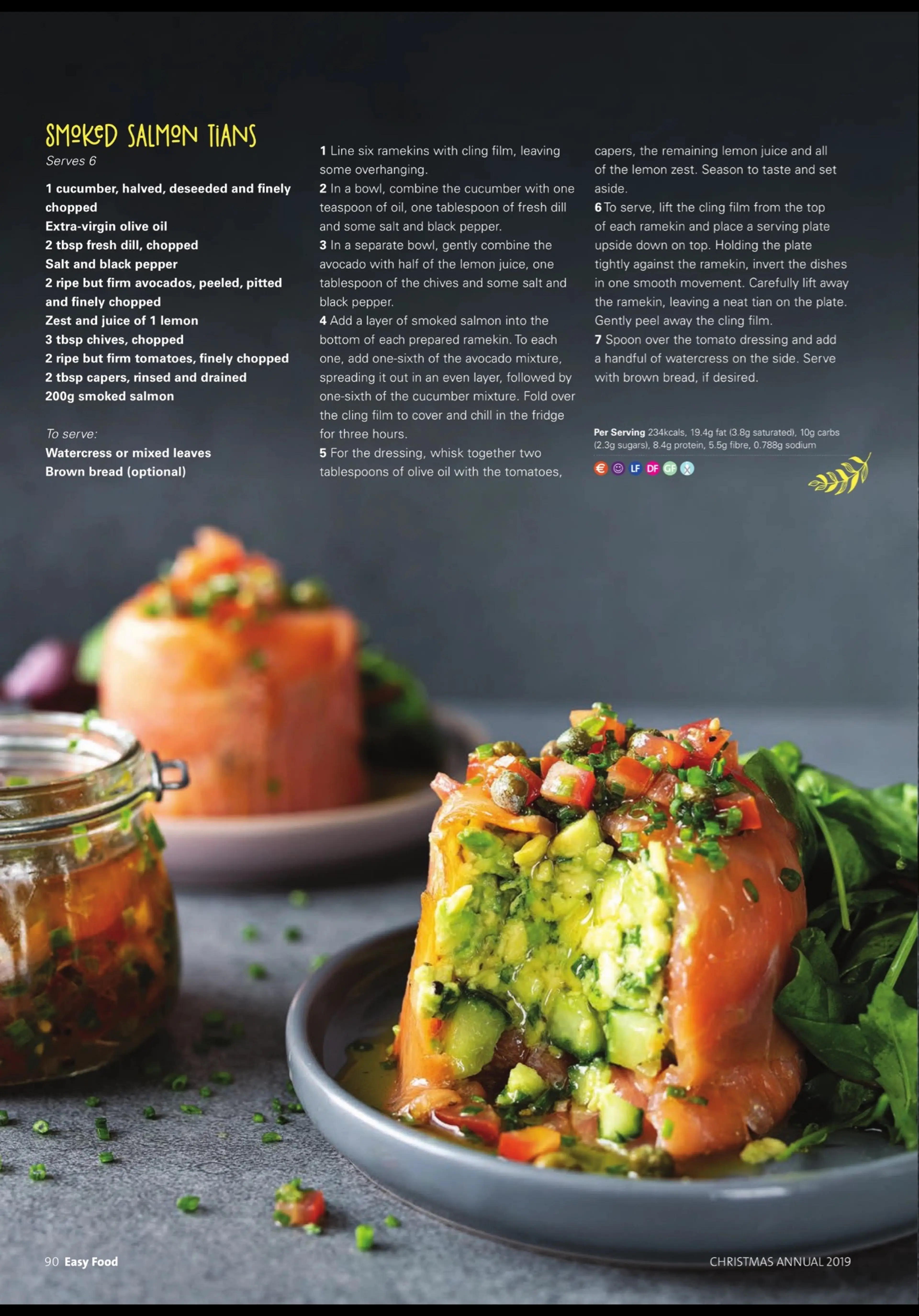 Smoked Salmon Tians