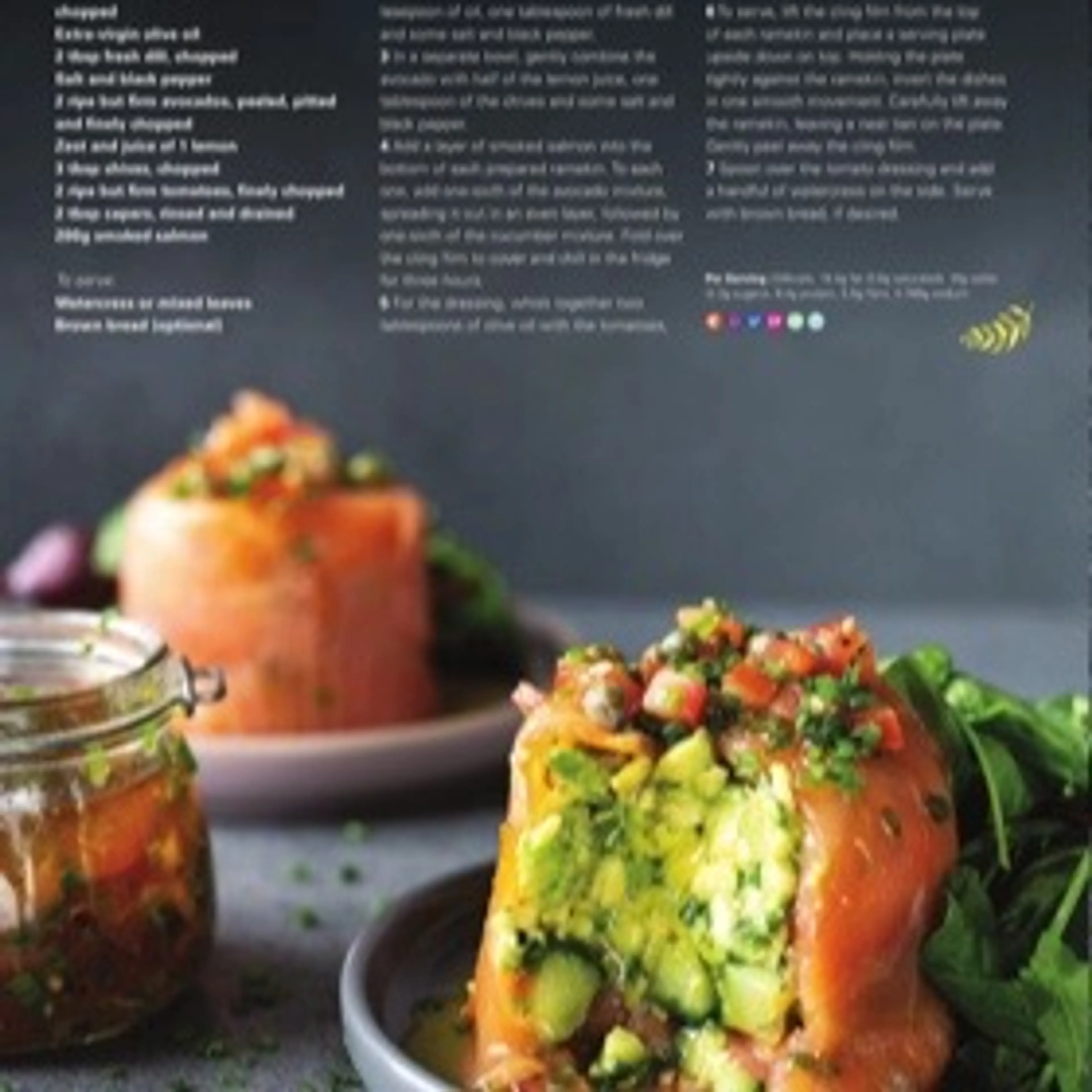 Smoked Salmon Tians