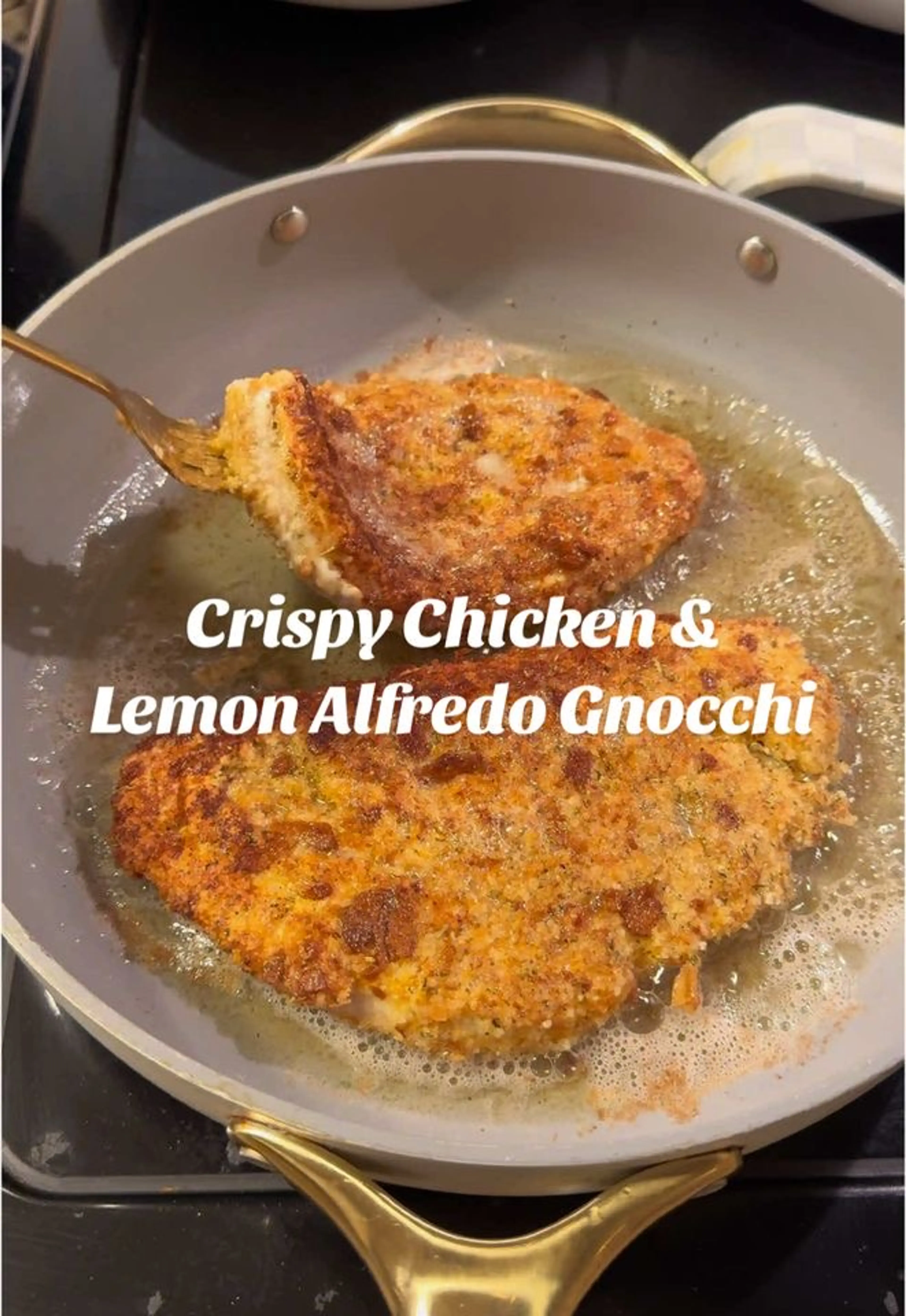 Recipe: Crispy Chicken & Lemon Alfredo Gnocchi