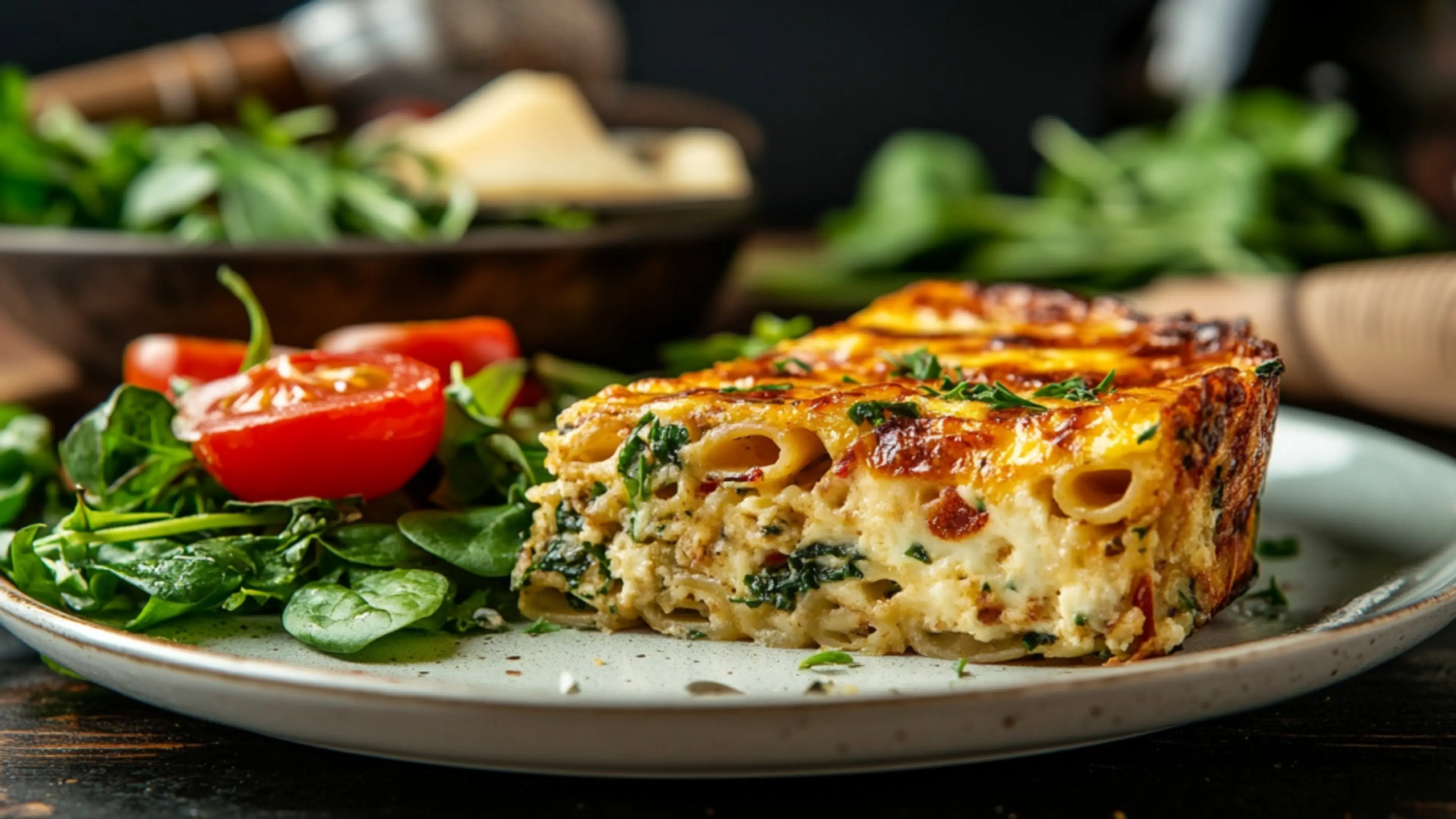 Pasta-Frittata aus dem Airfryer