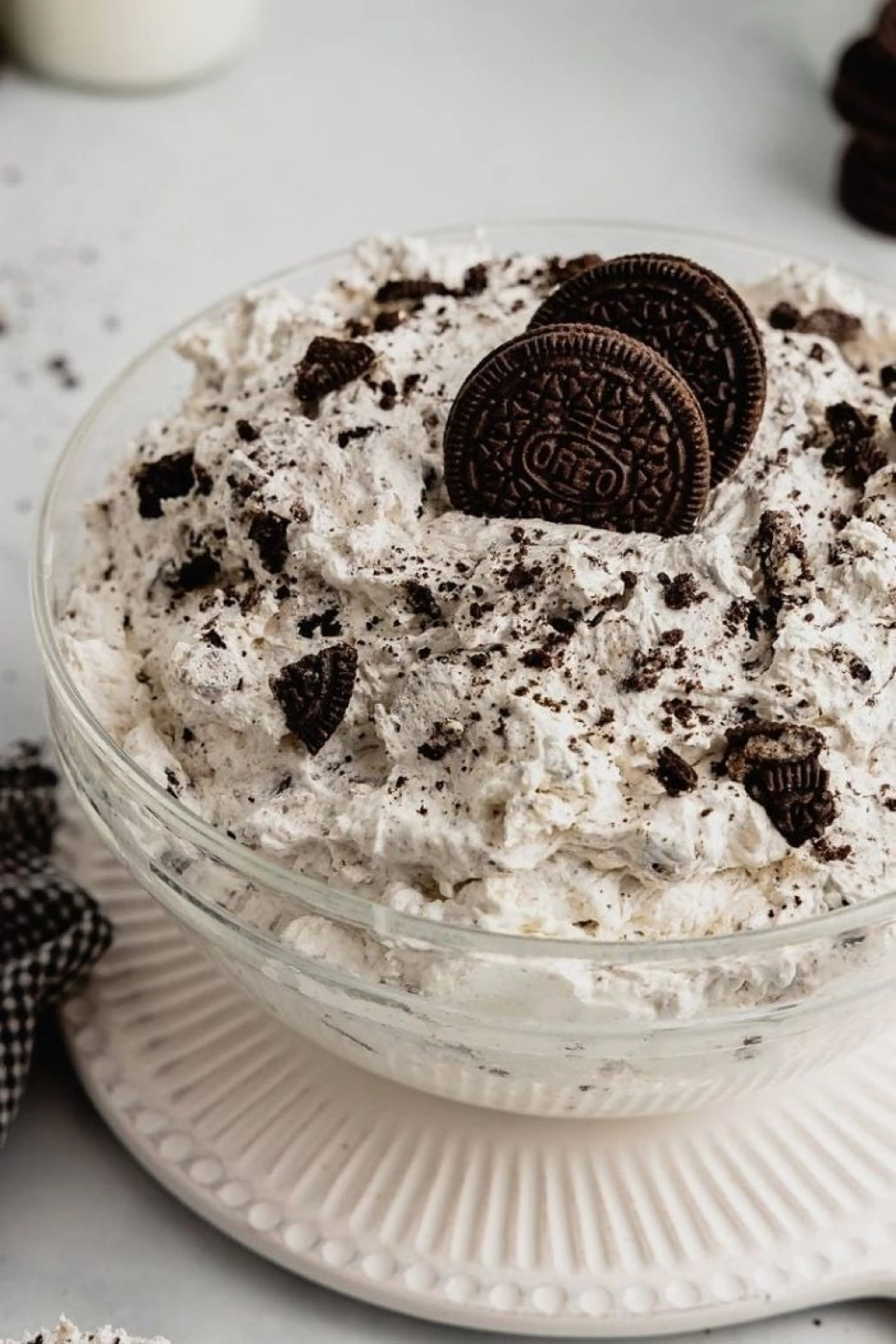 Protein Oreo Fluff Dessert
