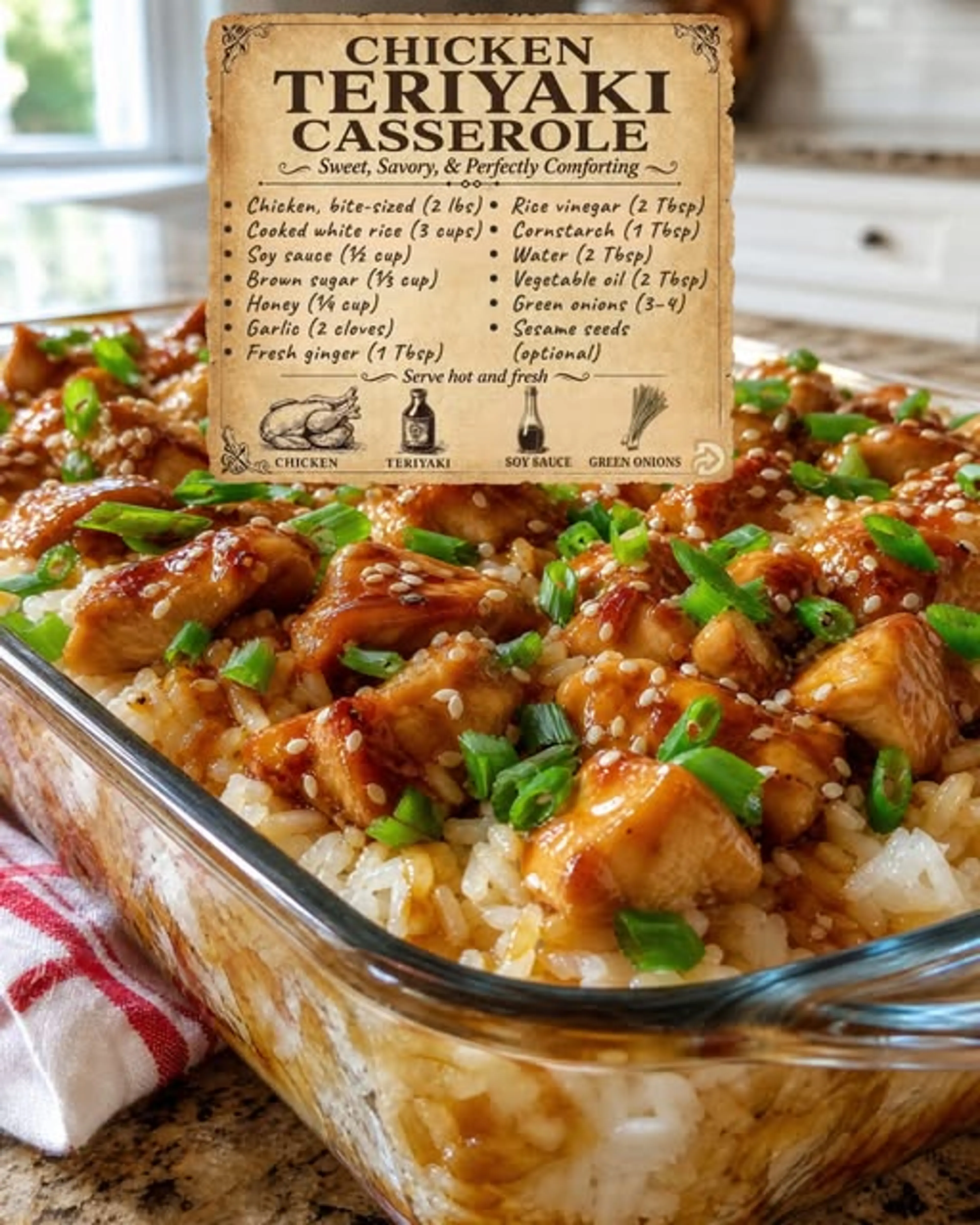Chicken Teriyaki Casserole