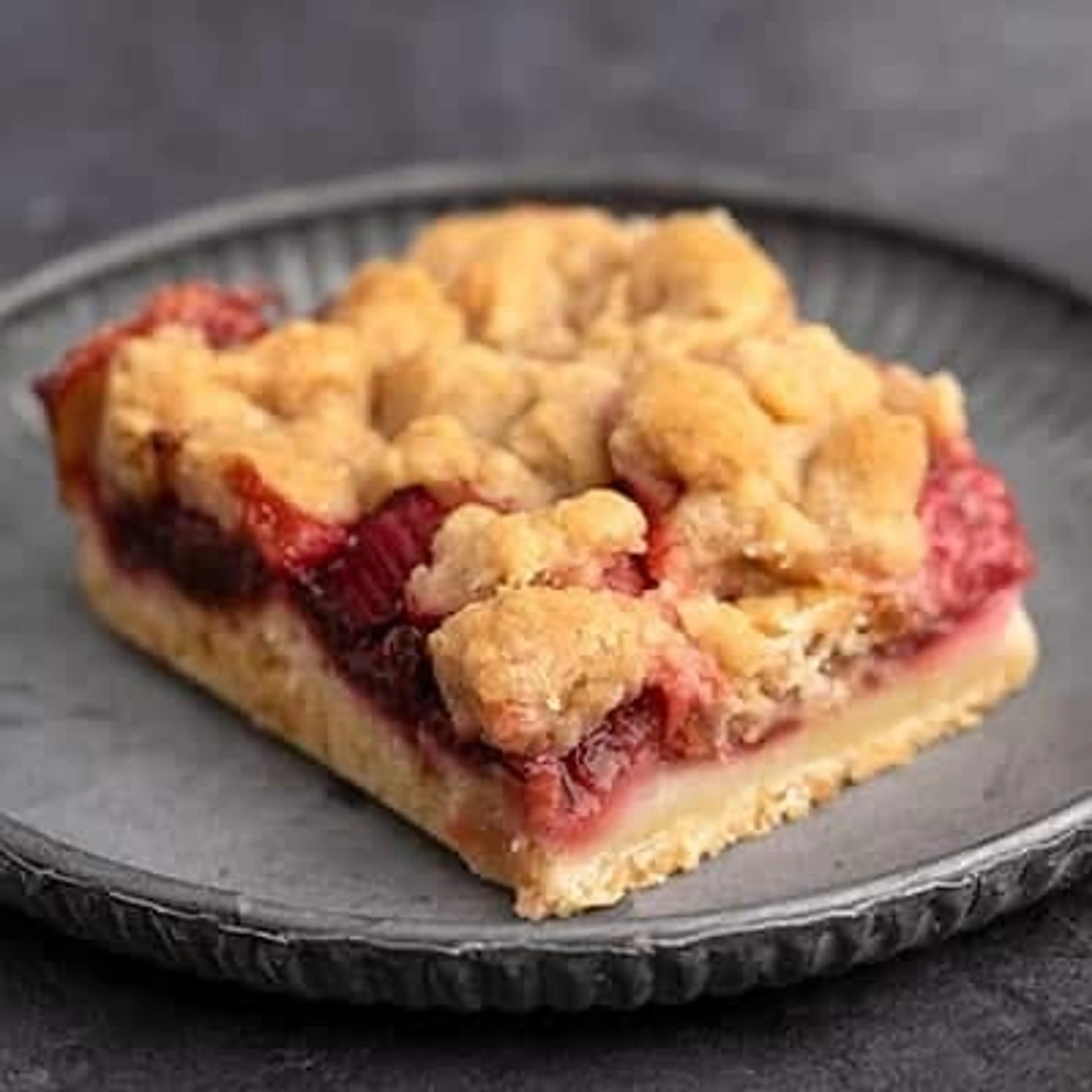 Gluten Free Rhubarb Crisp Bars | Sweet & Tart Dessert