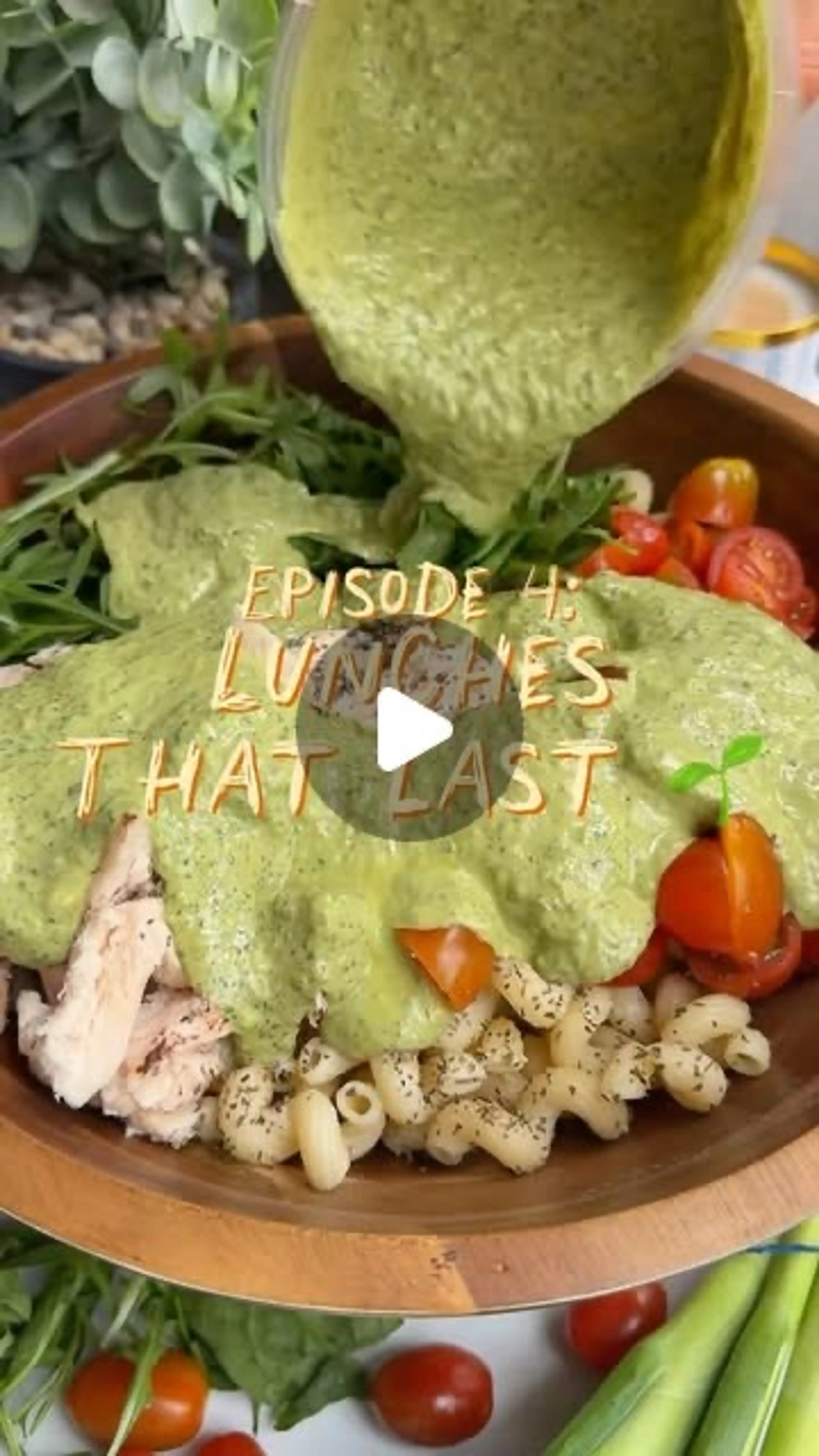 Lunches That Last, Episode 4: Protein Pesto Pasta Salad