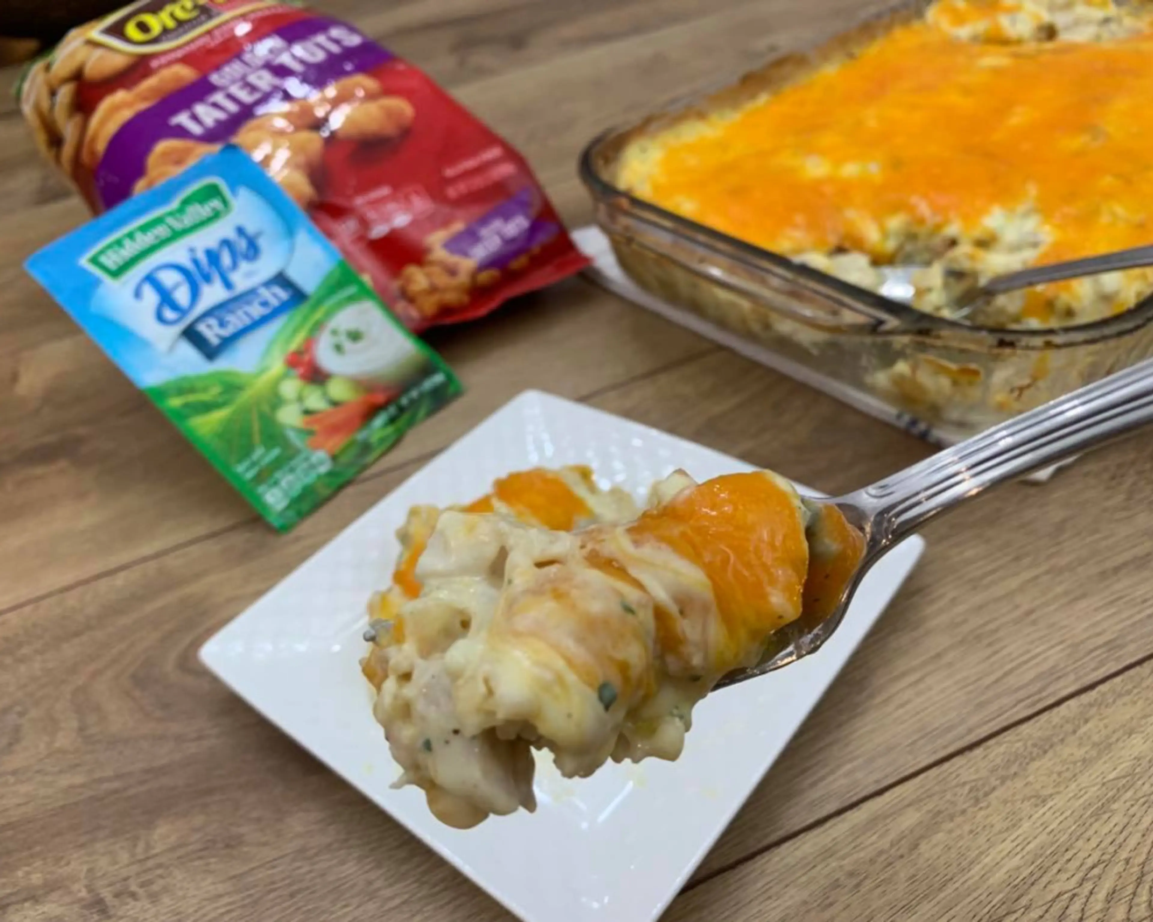 Cracked Out Cowboy Tater Tot Casserole