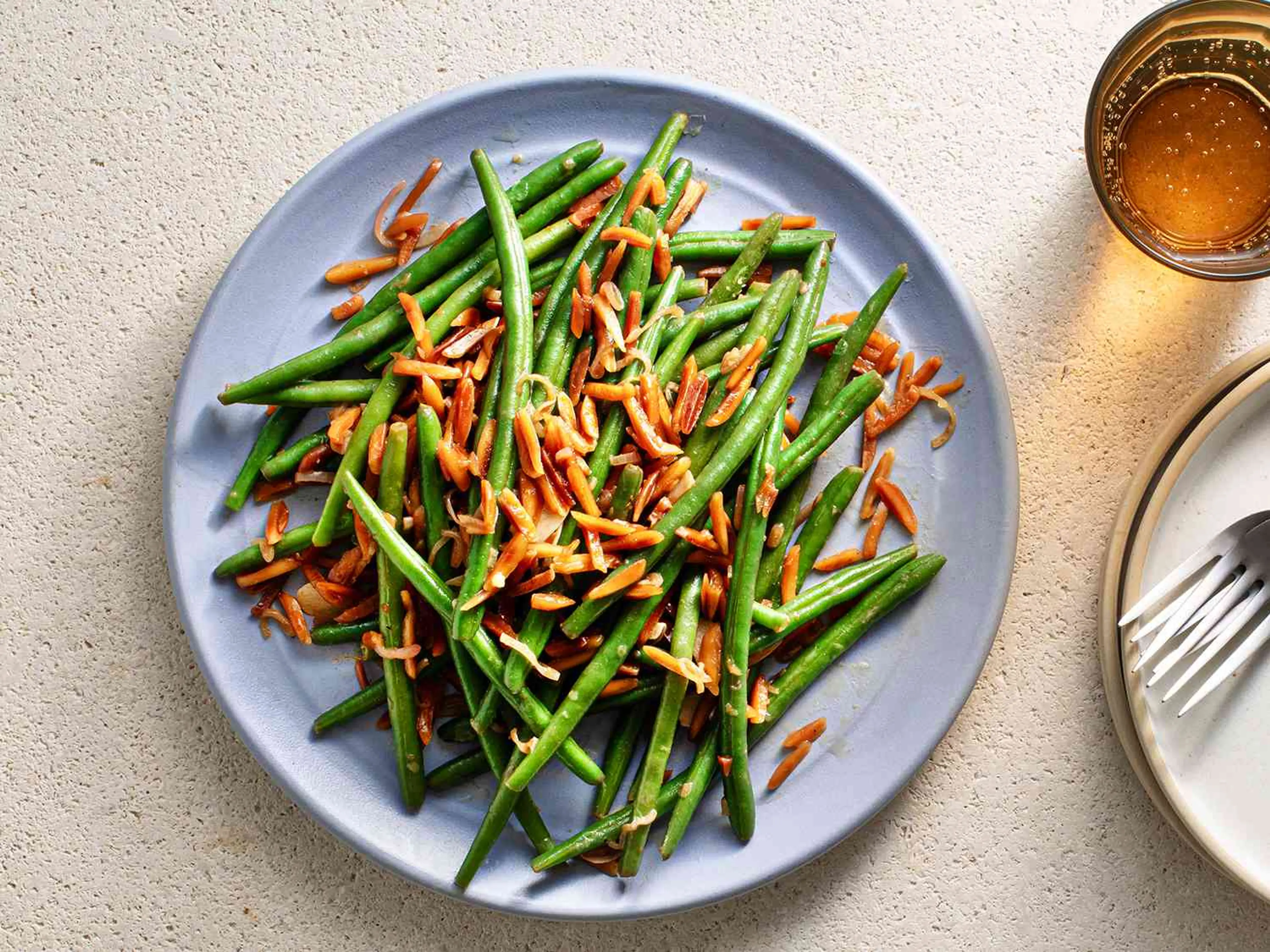 Haricots Verts Amandine (French-Style Green Beans With Almon