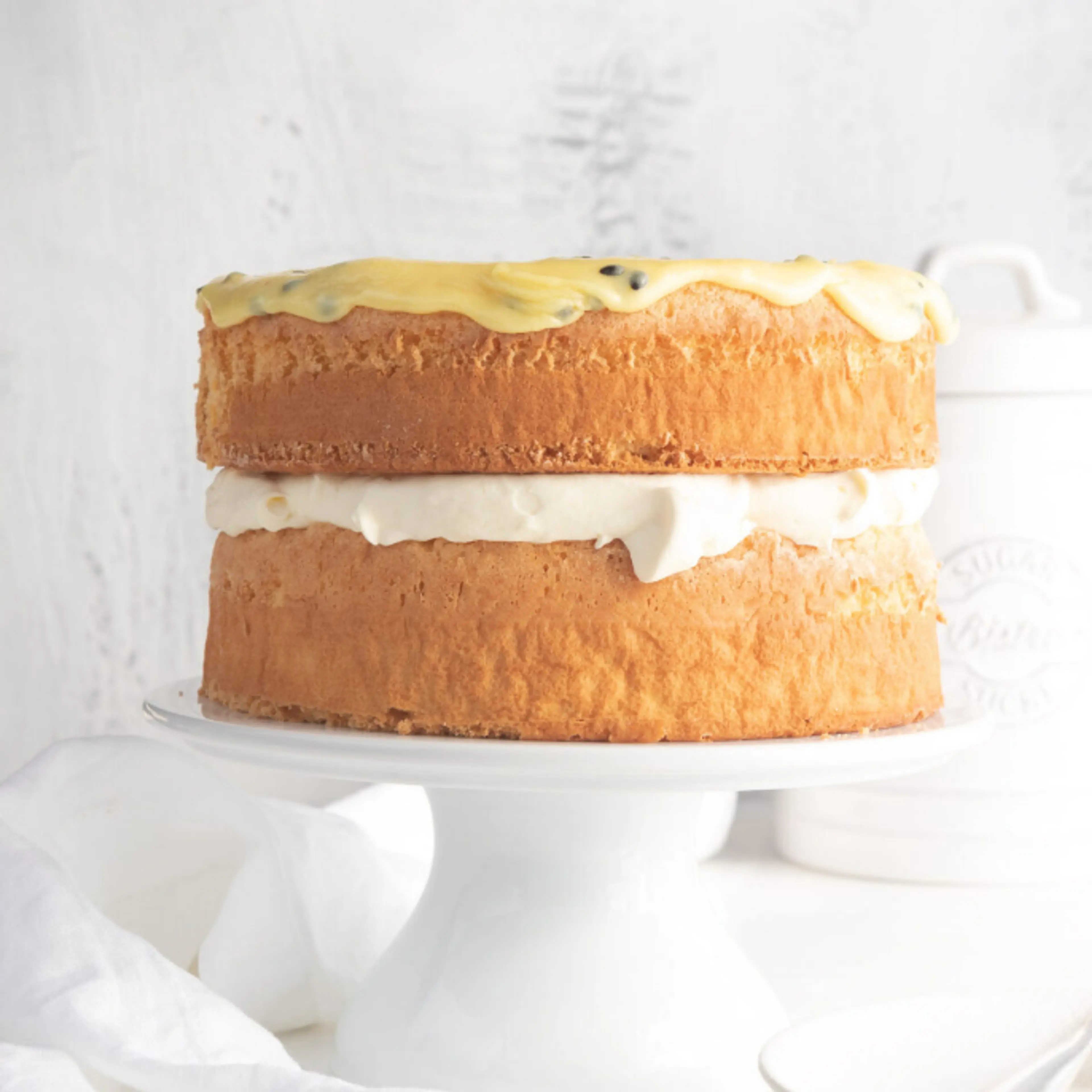 Passionfruit Sponge Cake