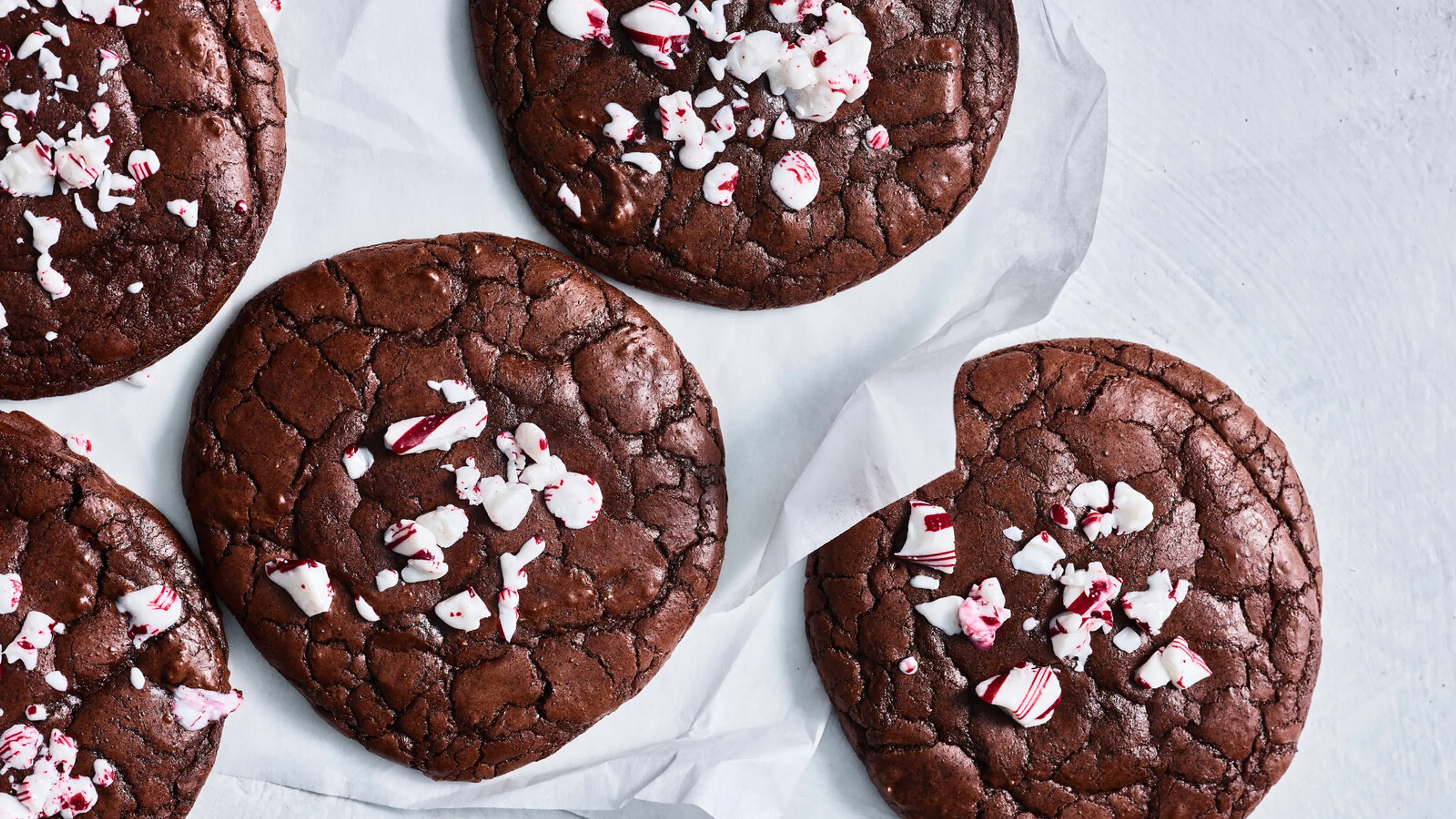 Peppermint Brownie Cookies
