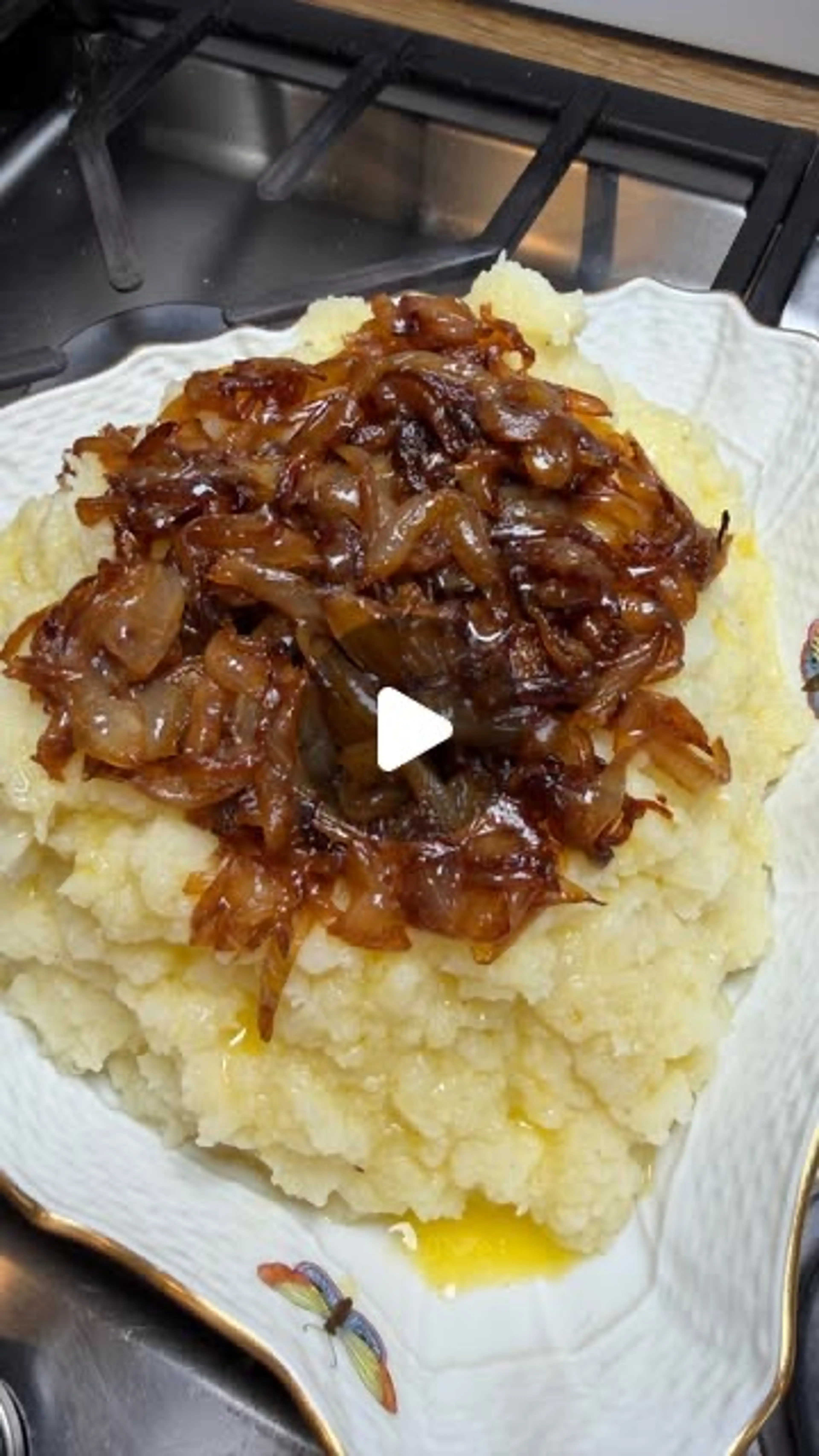 German Dish “Himmel Und Erde” or Heaven and Earth