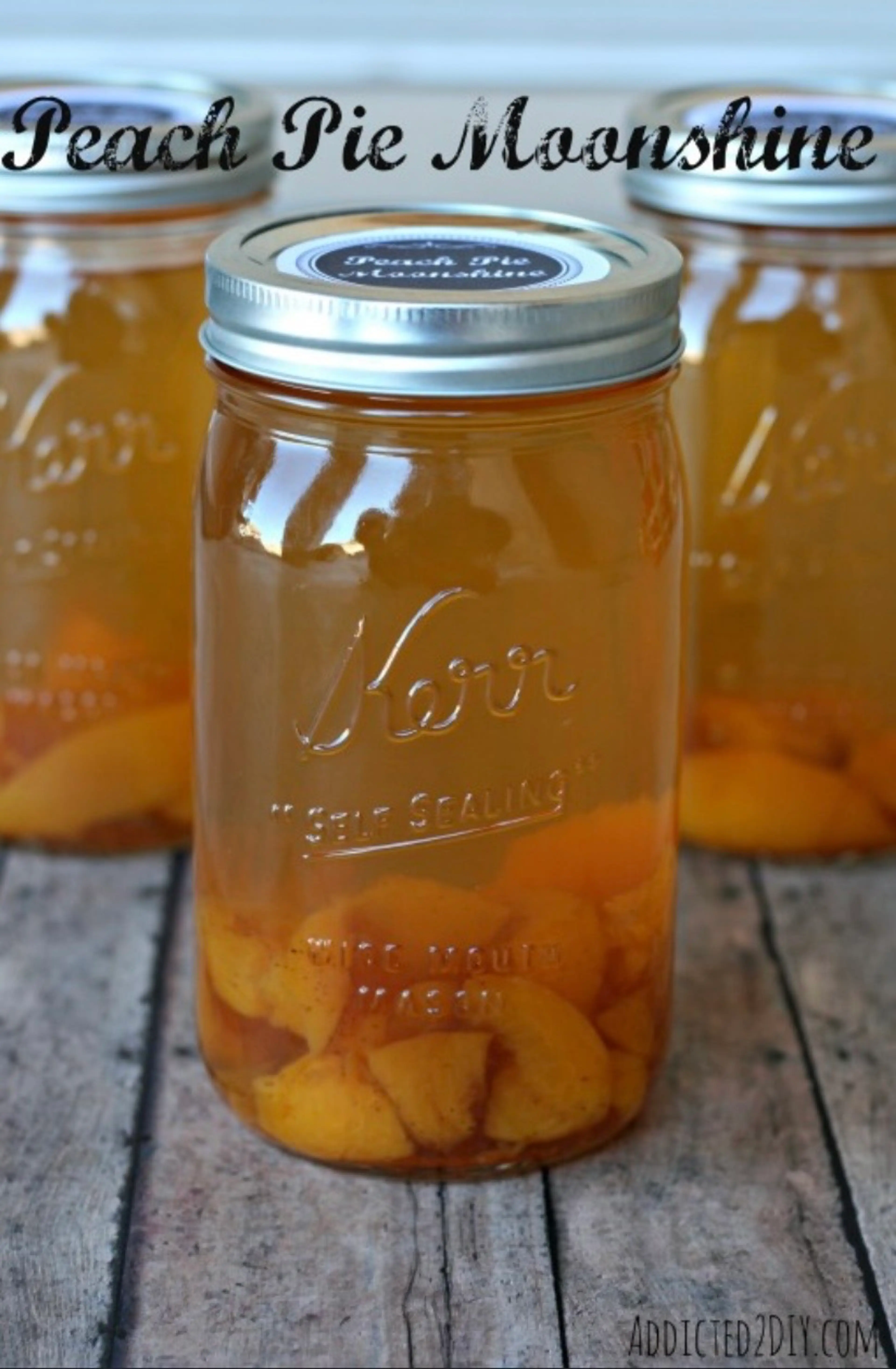 Peach Pie moonshine