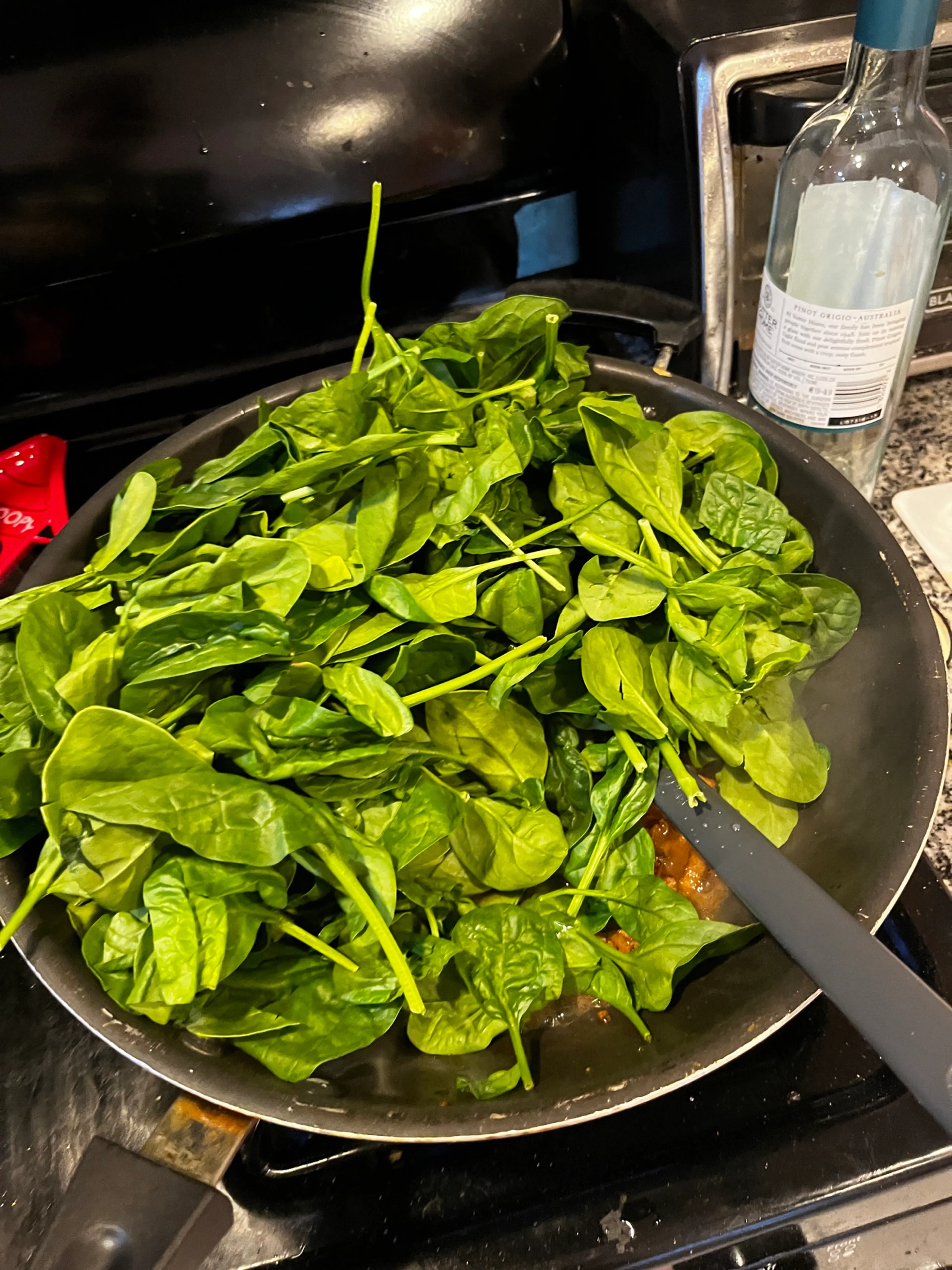 Spinach Sun Dried Tomato Sausage Mushroom Pasta