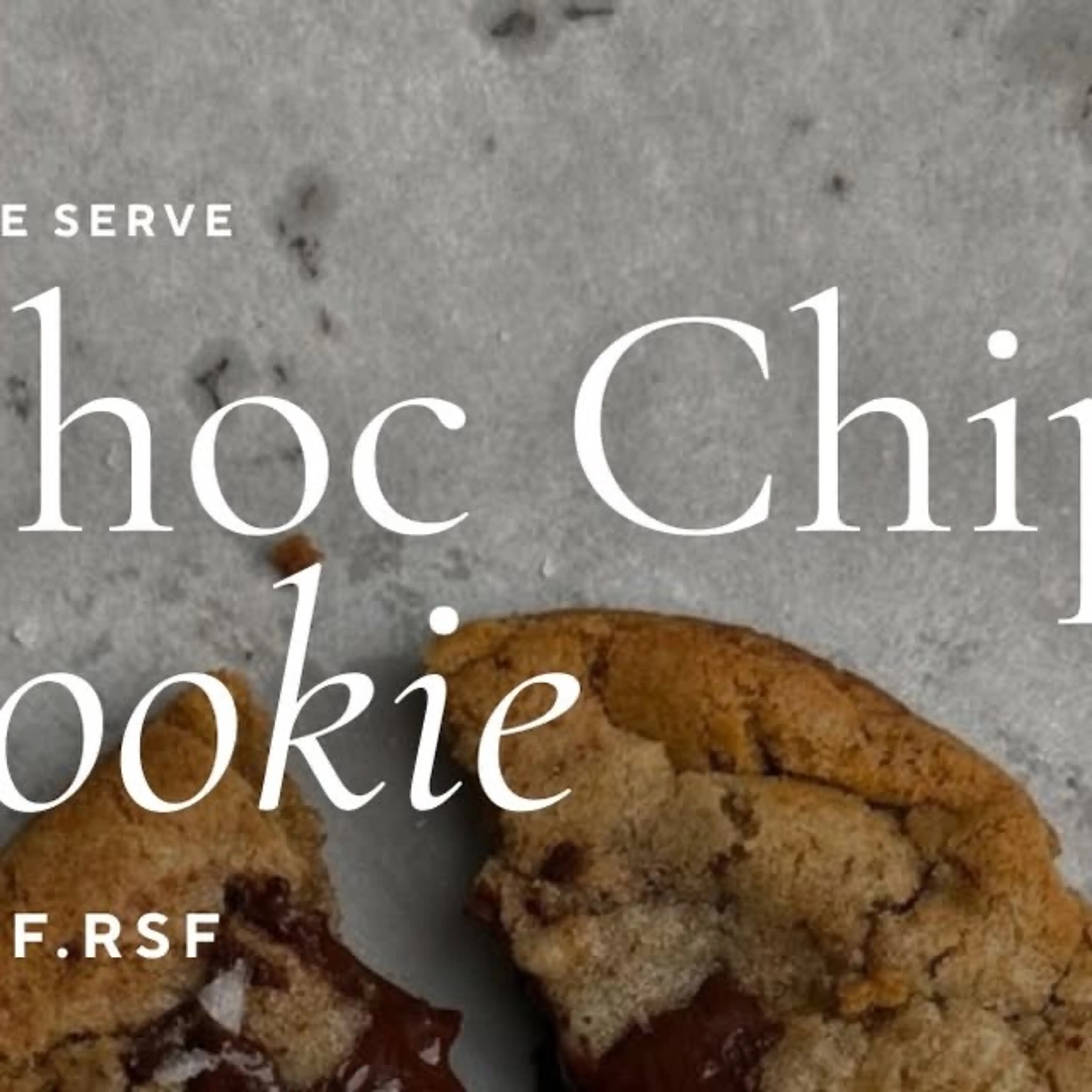 Single Chocolate Chip Cookie