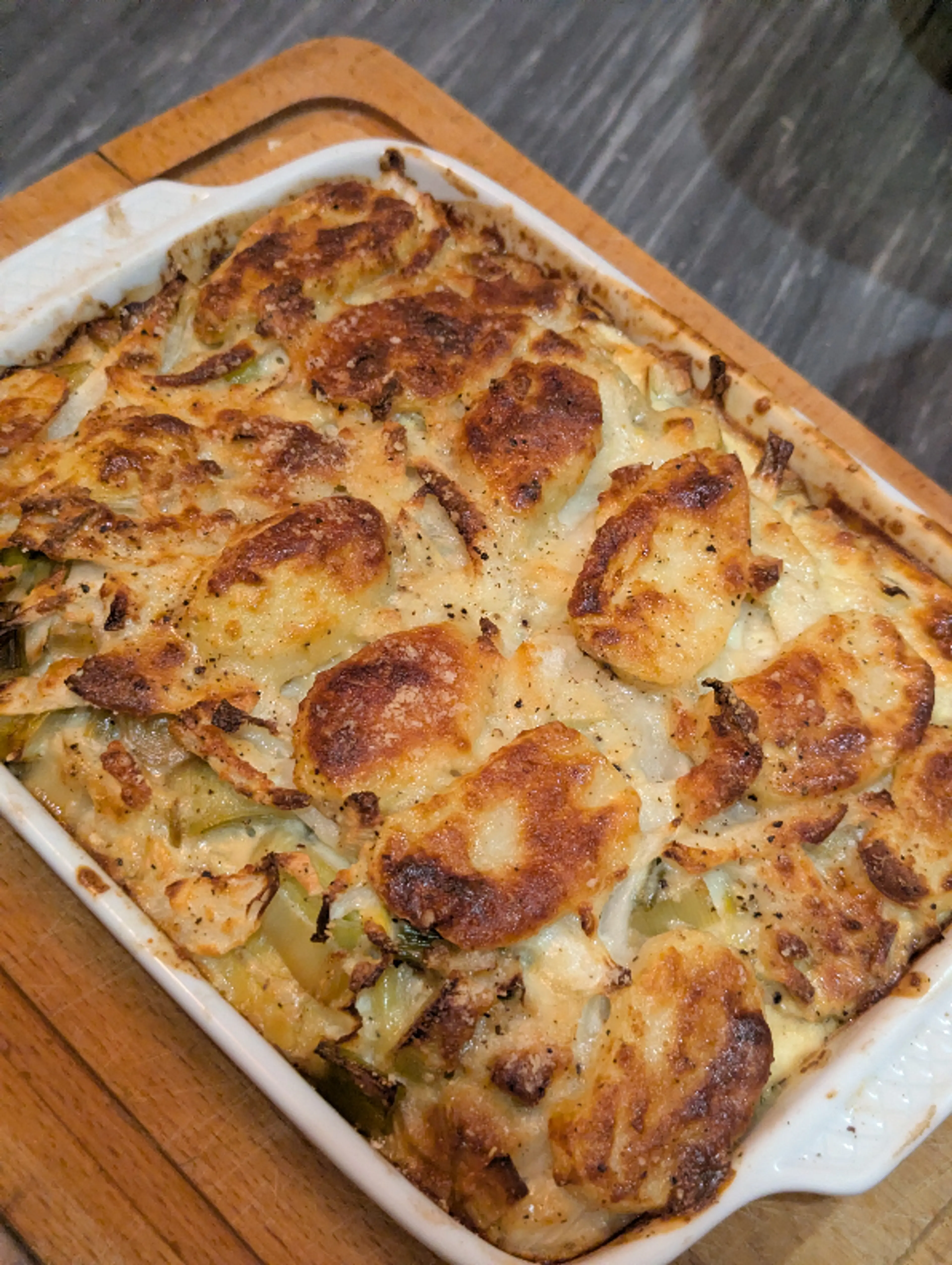 🥔 Gratin de Poireaux et Pommes de Terre