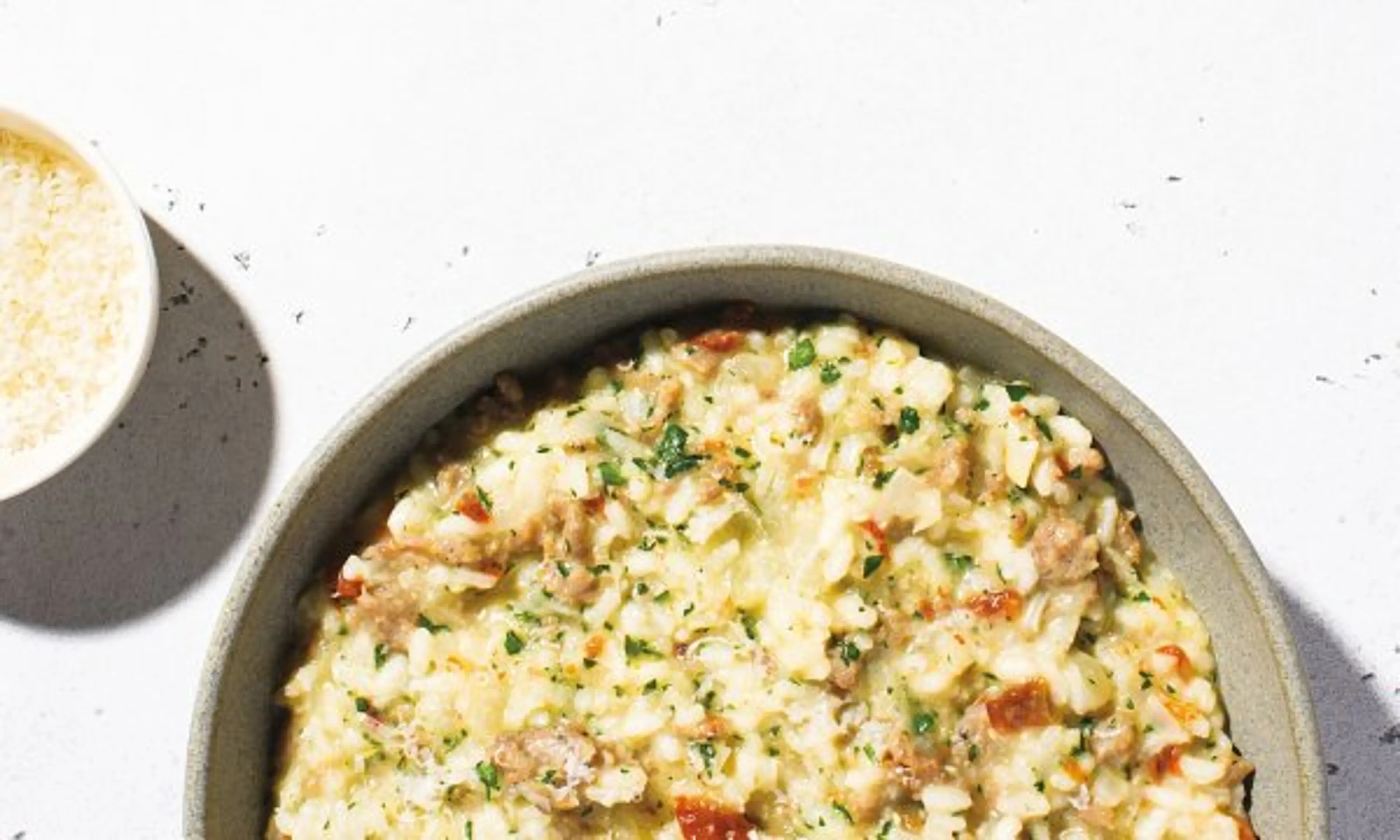 Risotto with Sausage and Sun-Dried Tomatoes