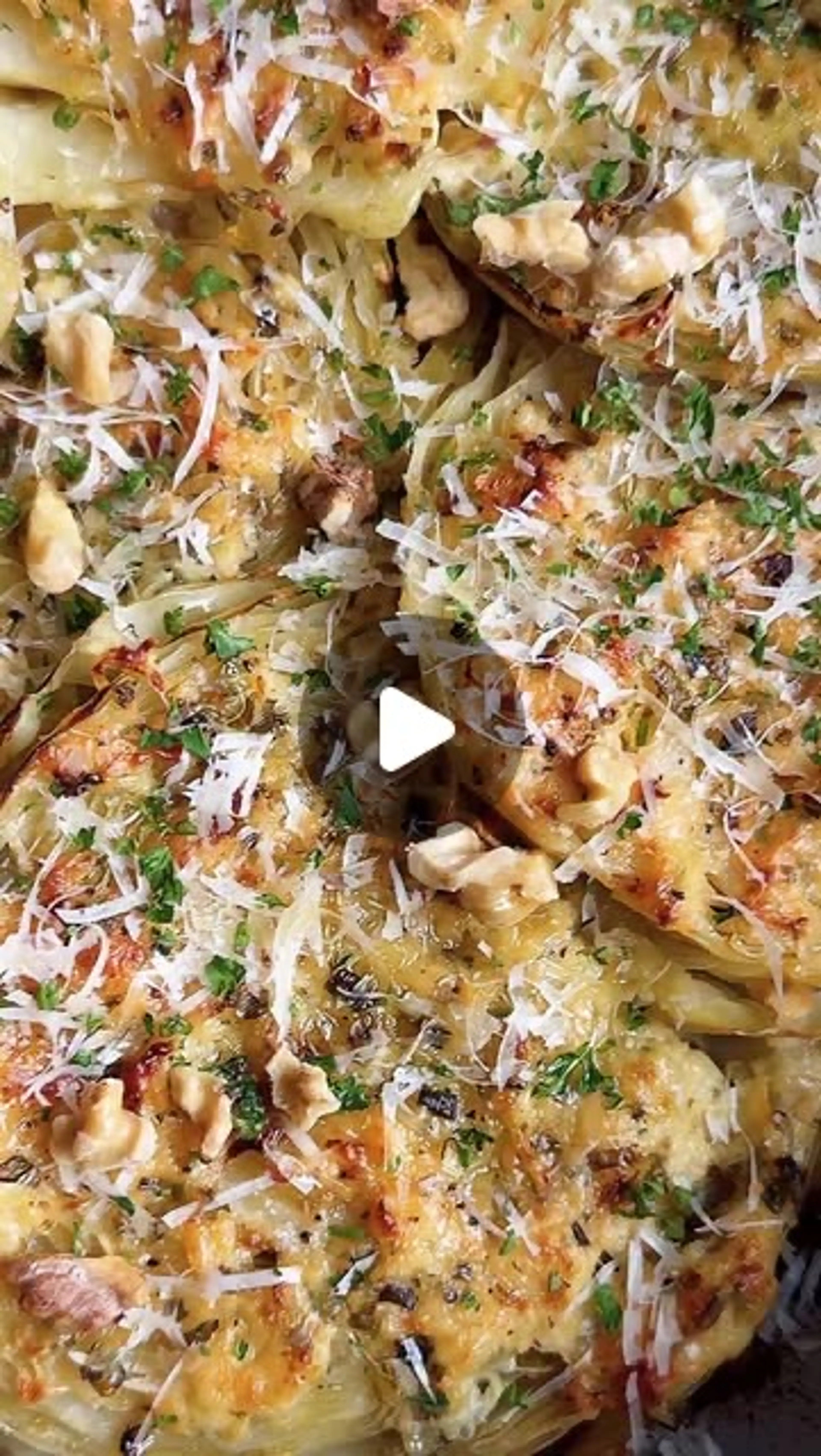 Garlic-parmesan Roasted Cabbage Skillet! This One Takes 10 M