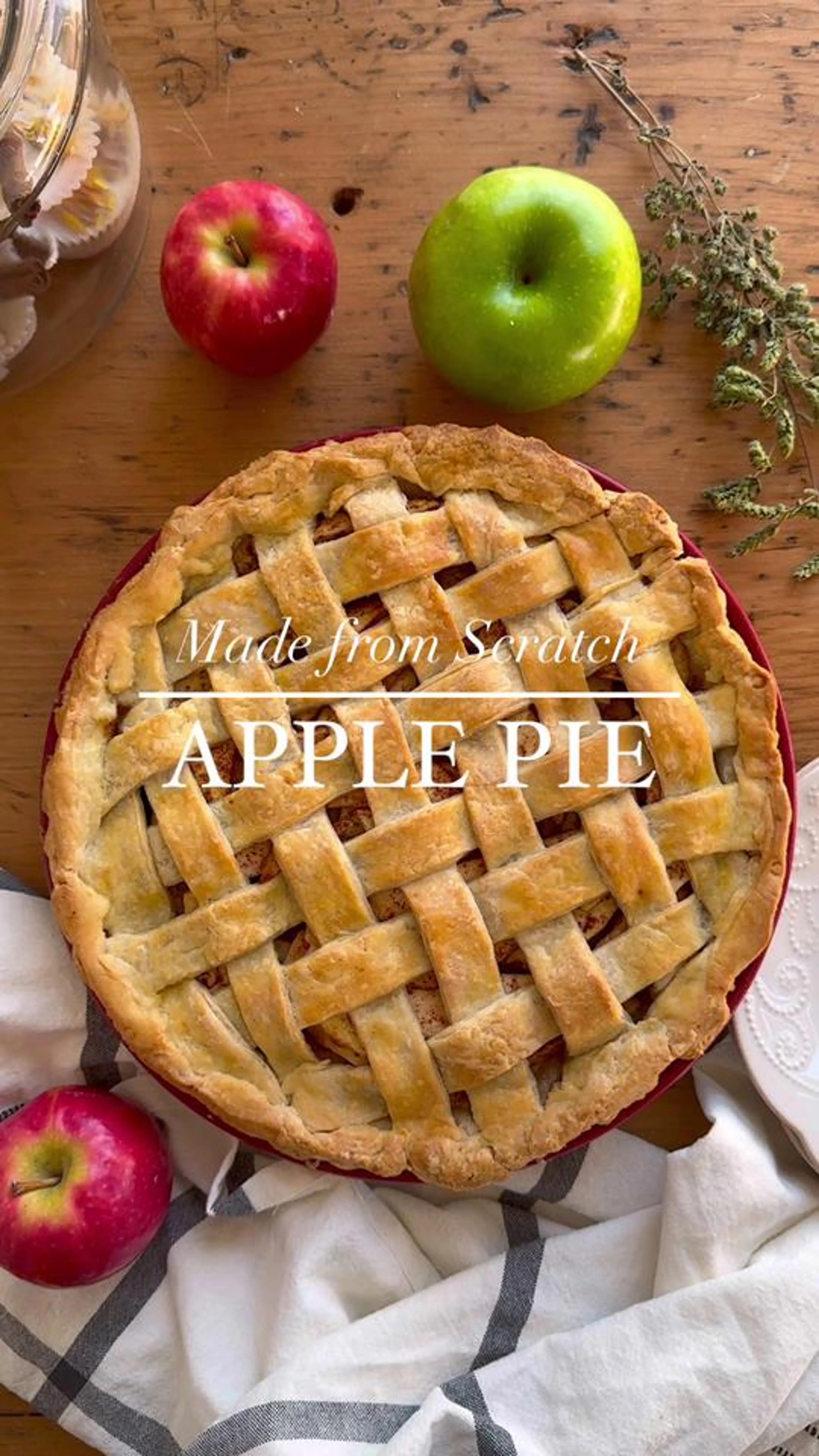 Made from Scratch Apple Pie