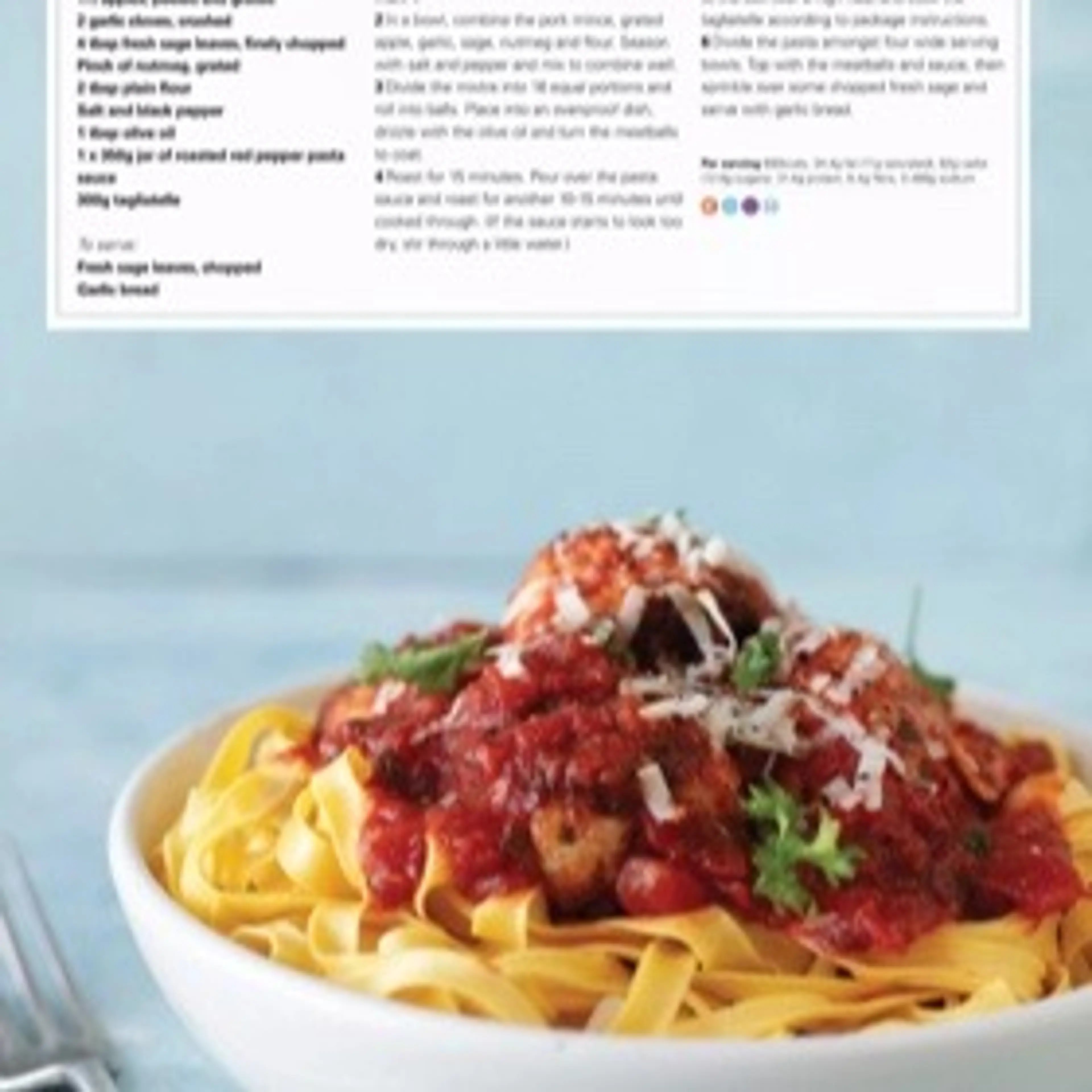 PORK RND APPLE MEATBALLS