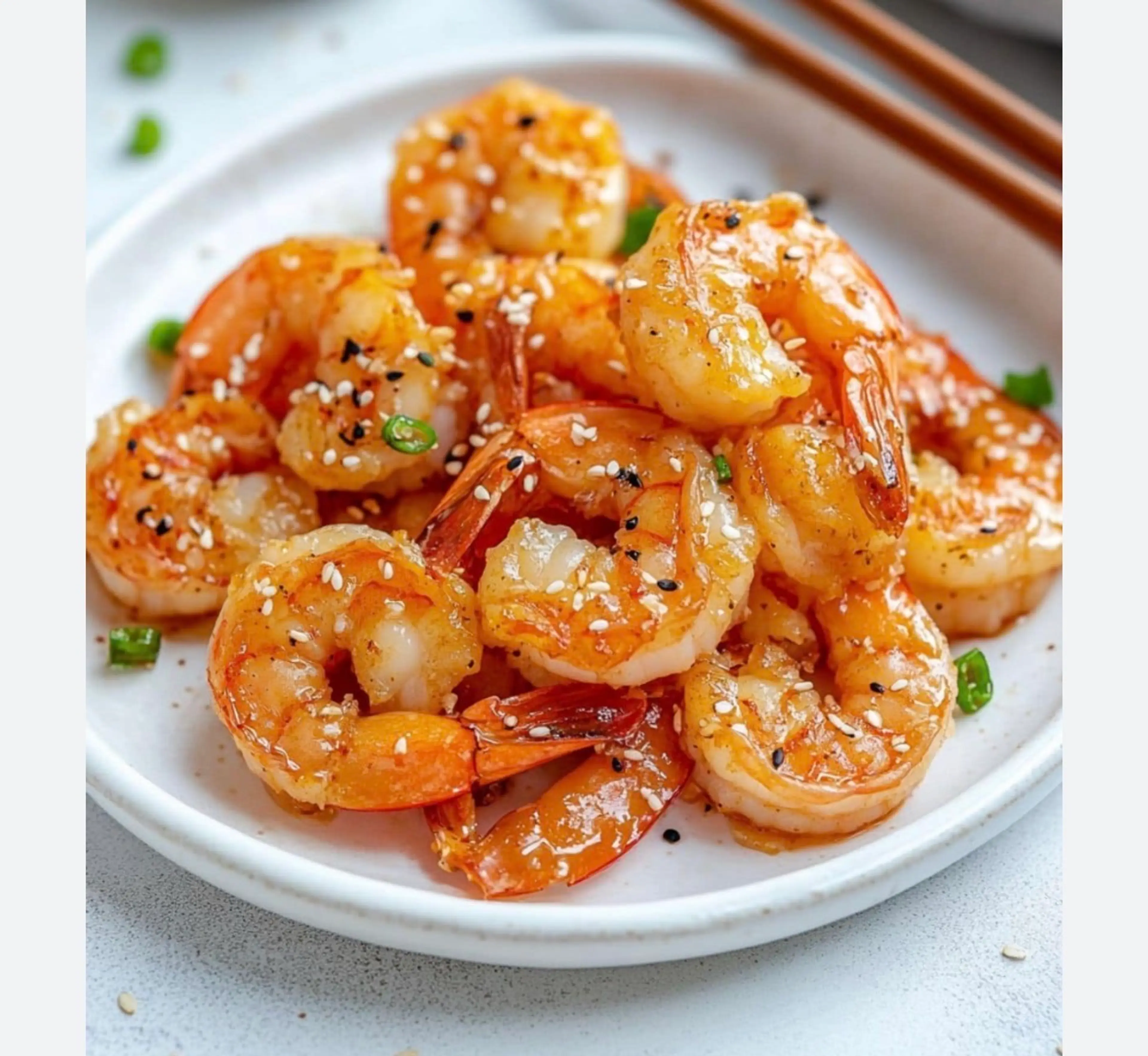 Garlic Soy Shrimp with Sesame