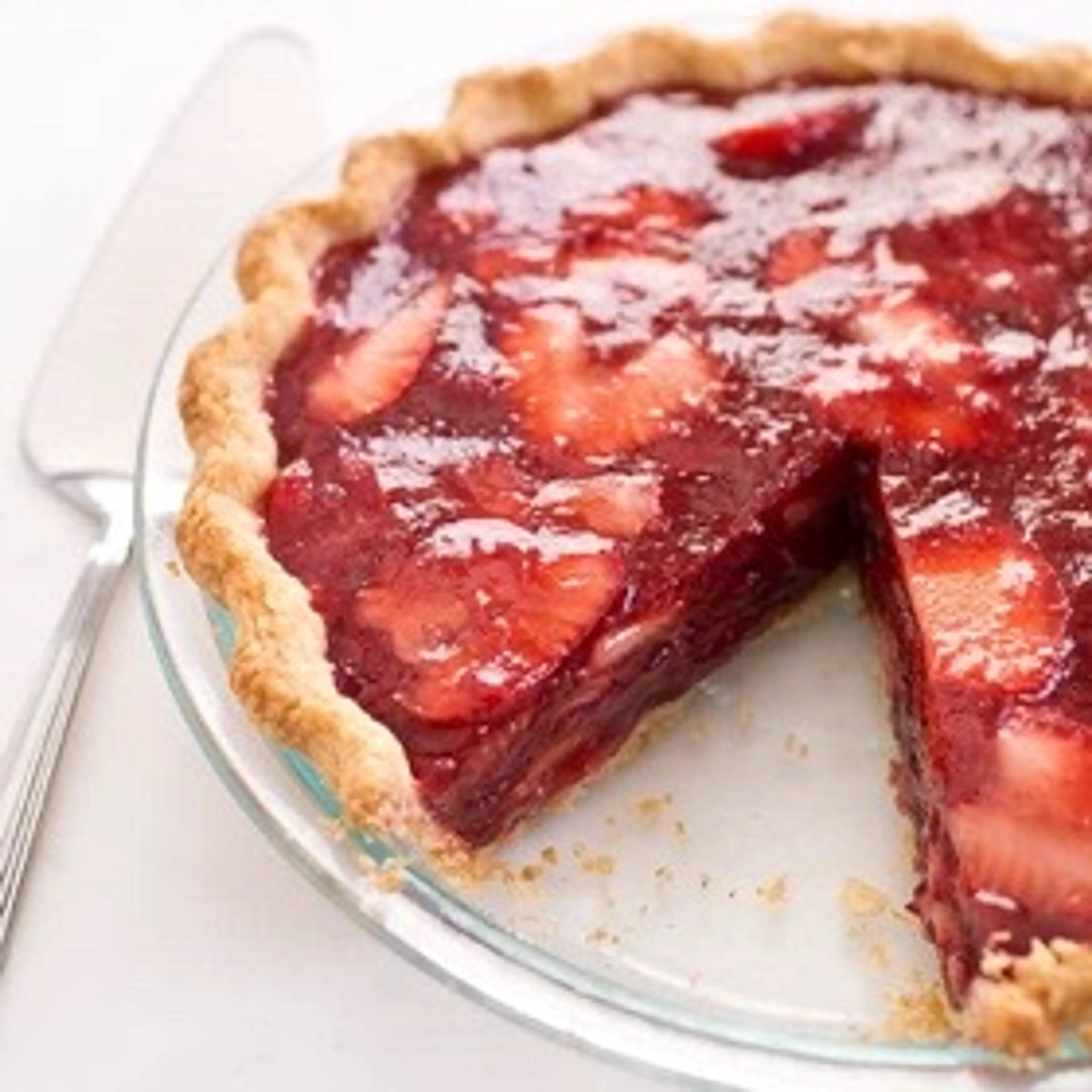 Icebox Strawberry Pie
