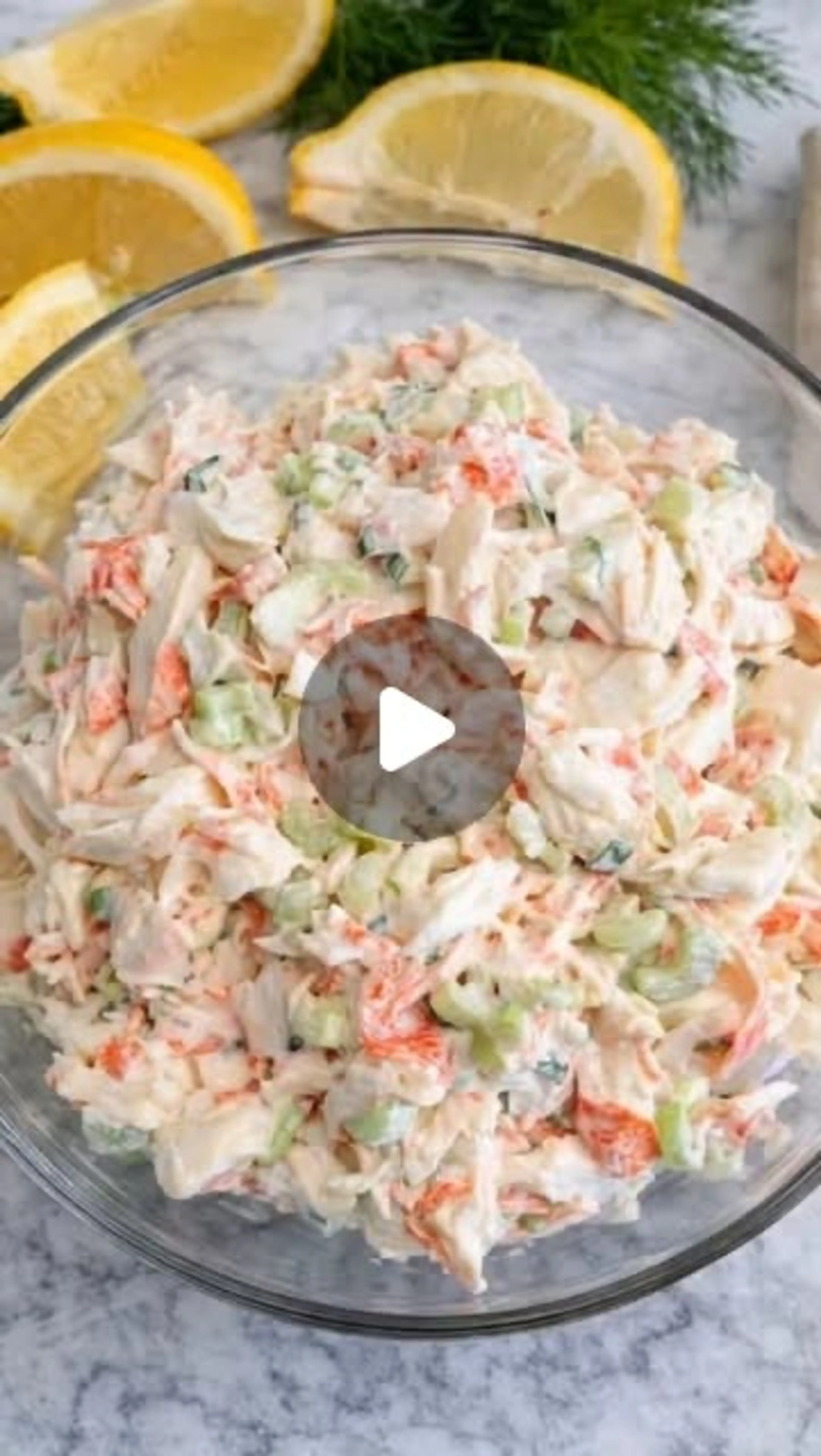 Creamy Crab & Celery Salad (classic Lemon-dill Seafood Salad