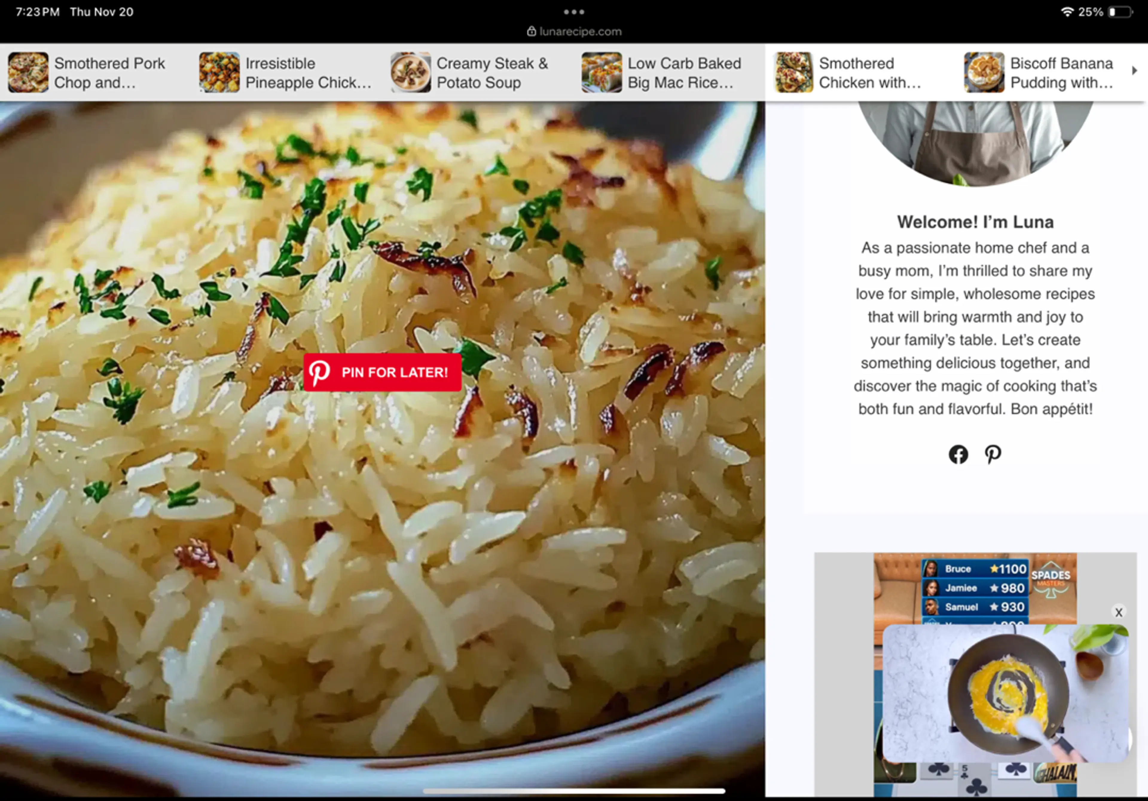 Onion Butter Rice - Rich & Savory