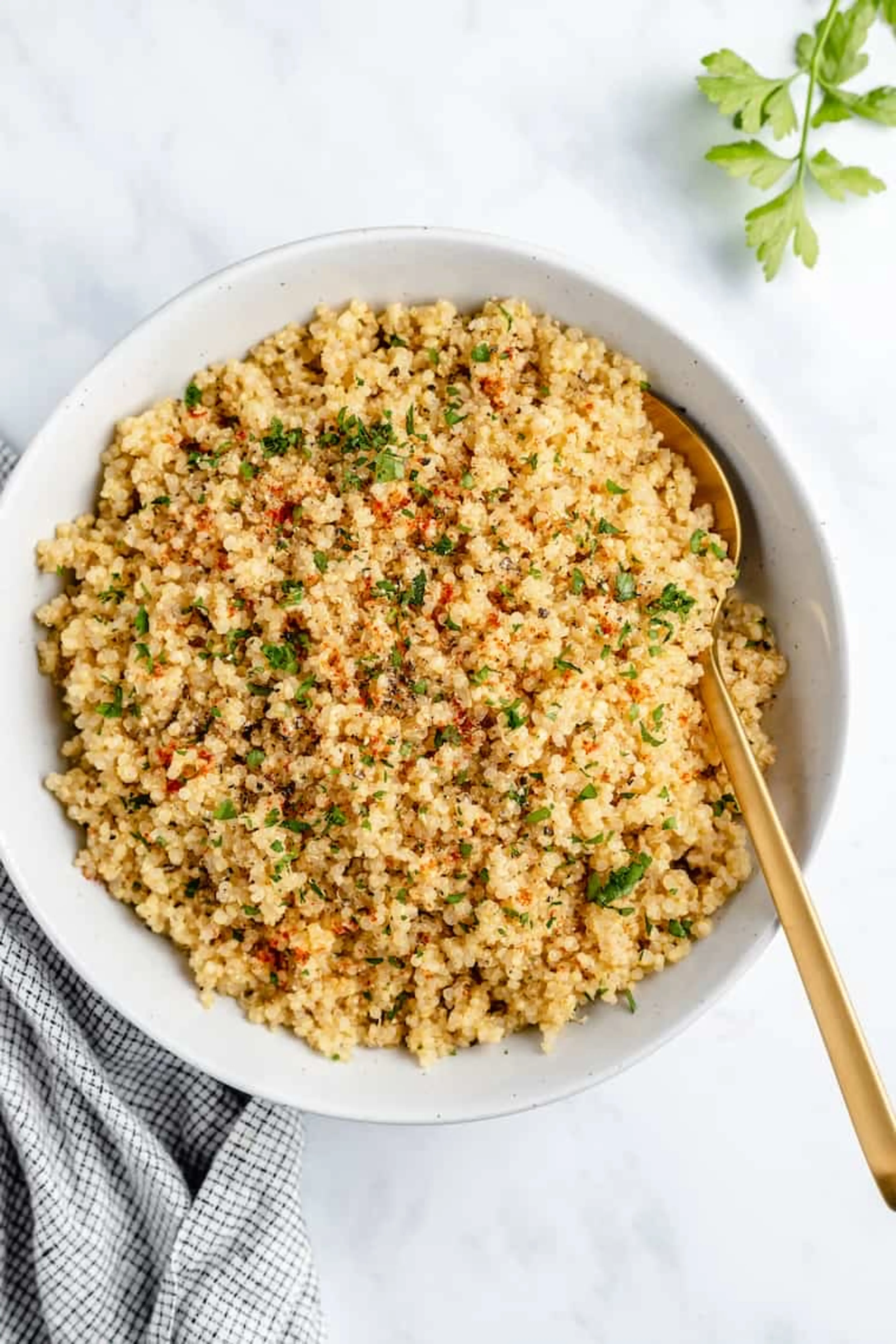 5-Ingredient Garlic Butter Quinoa