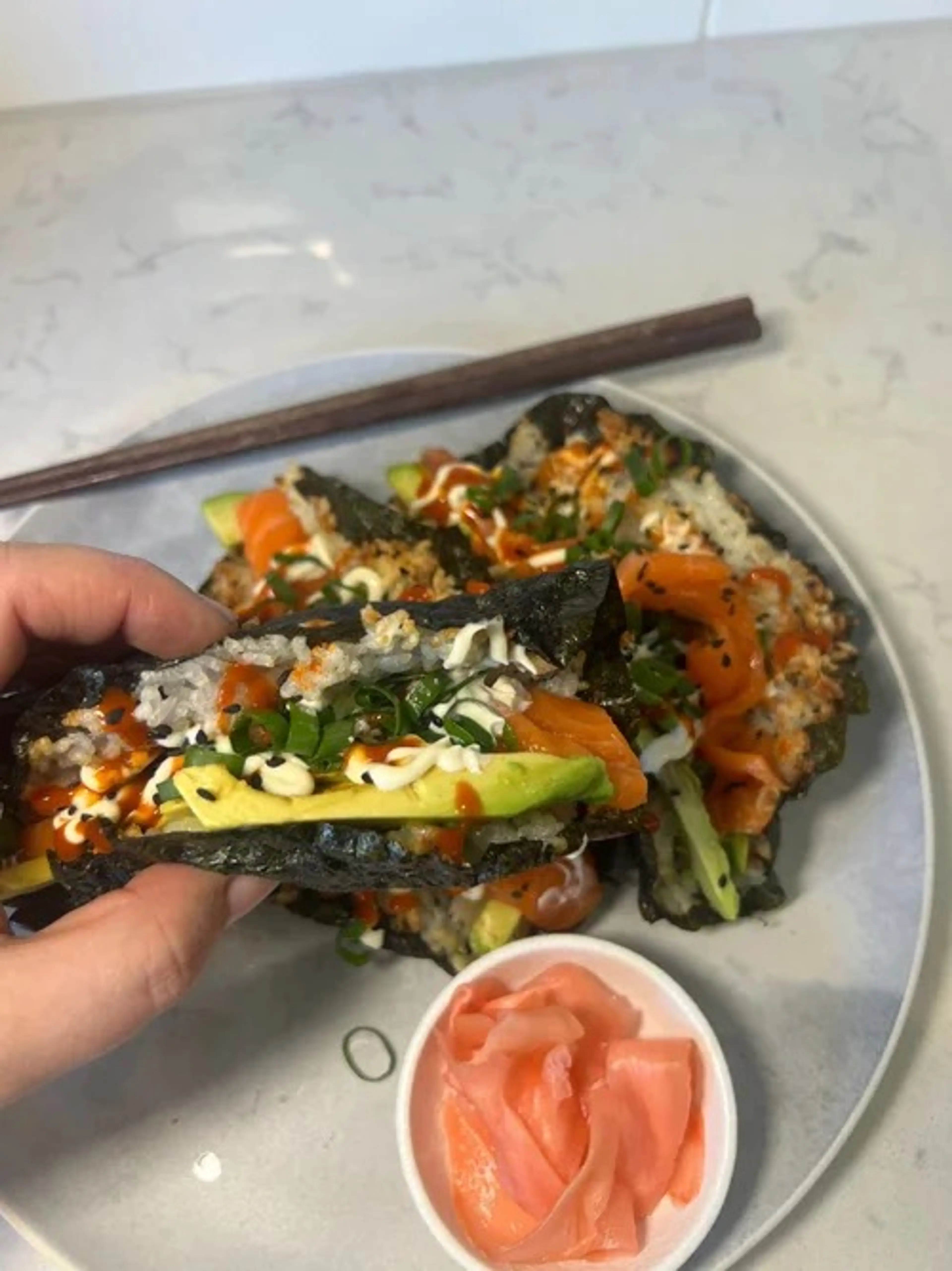 Air Fryer Sushi Tacos
