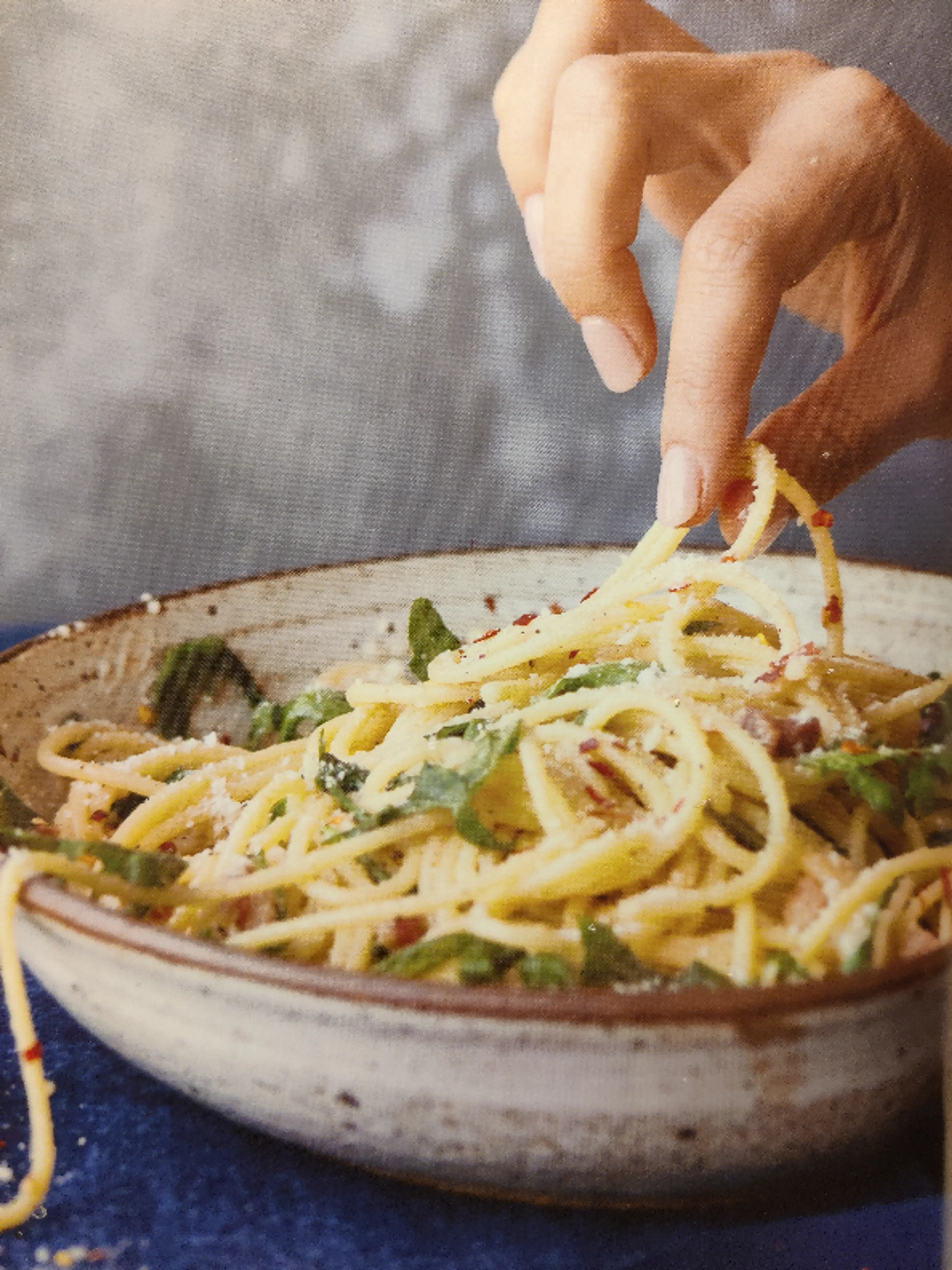 LAP Lemony Arugula Pasta