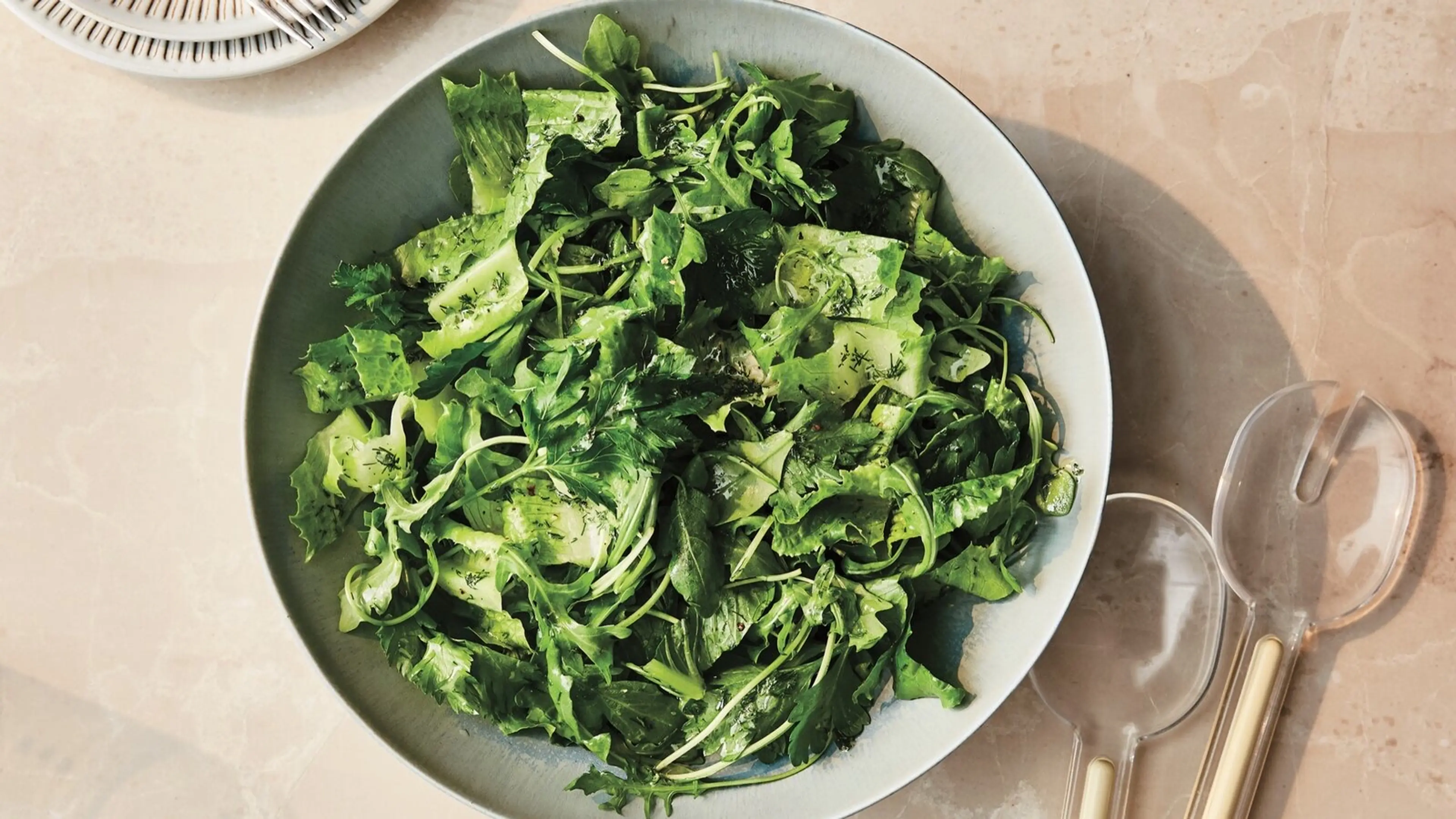 Green Salad With Dill Vinaigrette